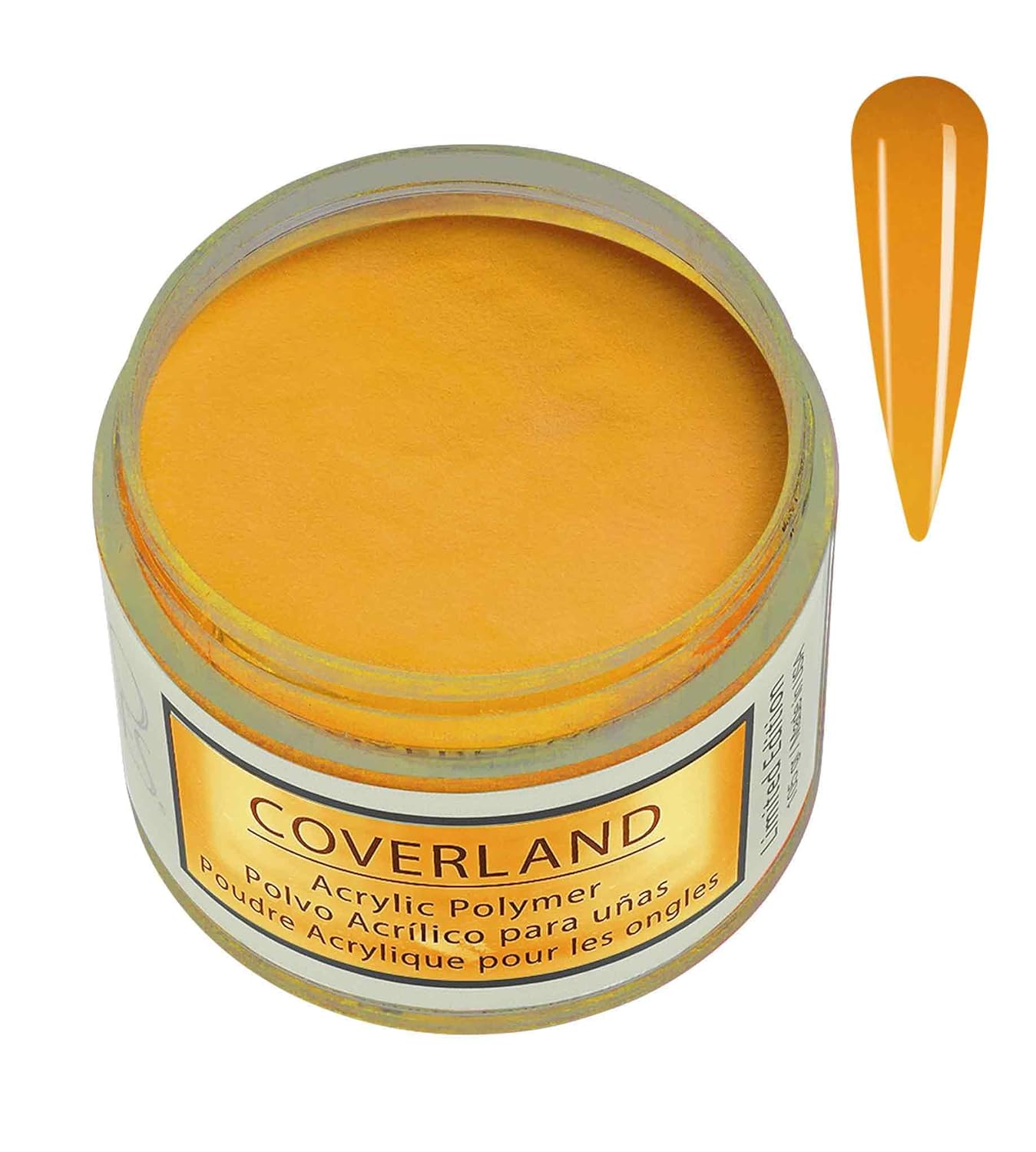 Tones Coverland Acrylic Nail Powder "Croissant au Miel" - Limited Edition Acrylic Powder for Nail Design, Sculpting, and Masking Nail Bed Imperfections - (1.5 Oz)