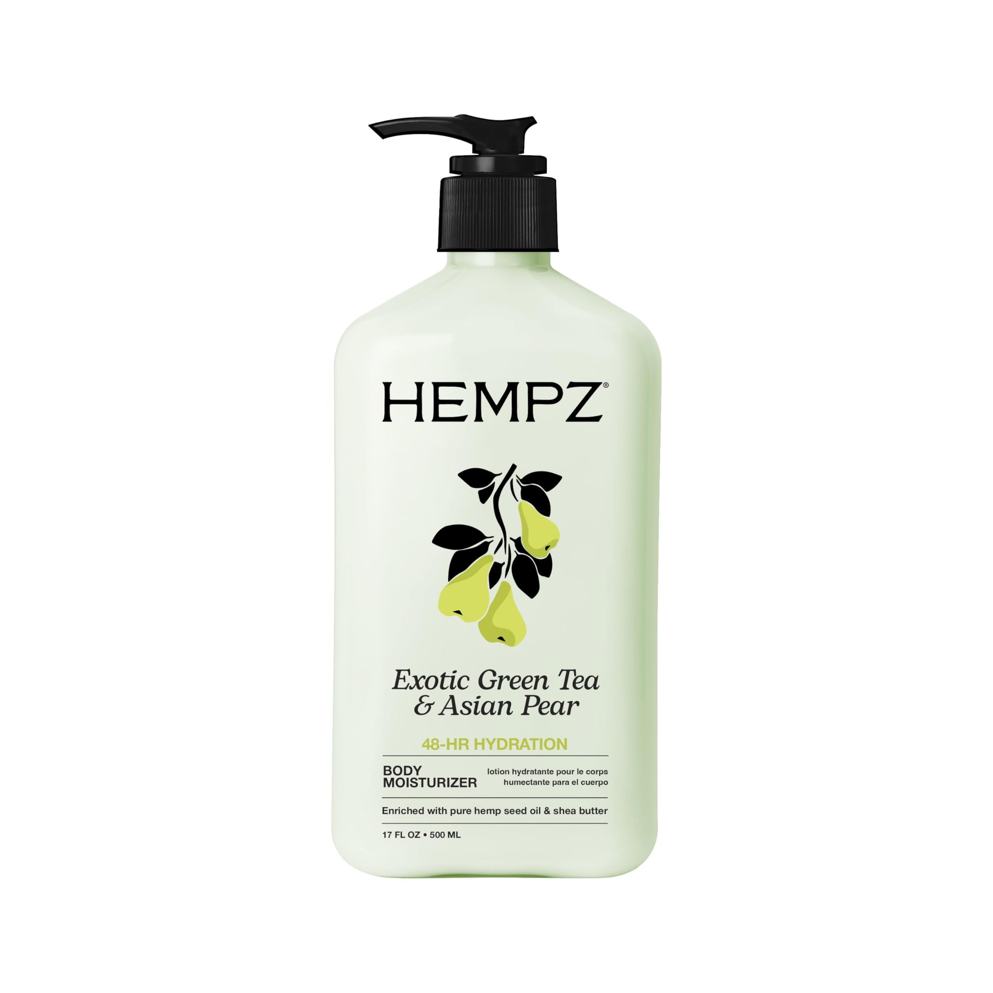 Hempz Exotic Green Tea & Asian Pear Moisturizing Body Lotion - 17 Fl Oz
