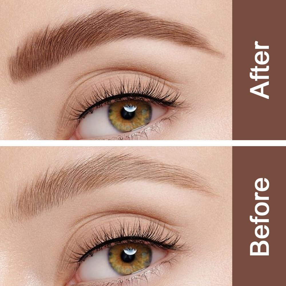 Kaely Eyebrow Gel Waterproof,Longwear Tinted Eye Brow Mascara,Eyebrow Color Makeup kit,maquillaje gel para cejas a prueba de agua,Long Lasting Eyebrows Vegan cosmetics,02 Chocolate