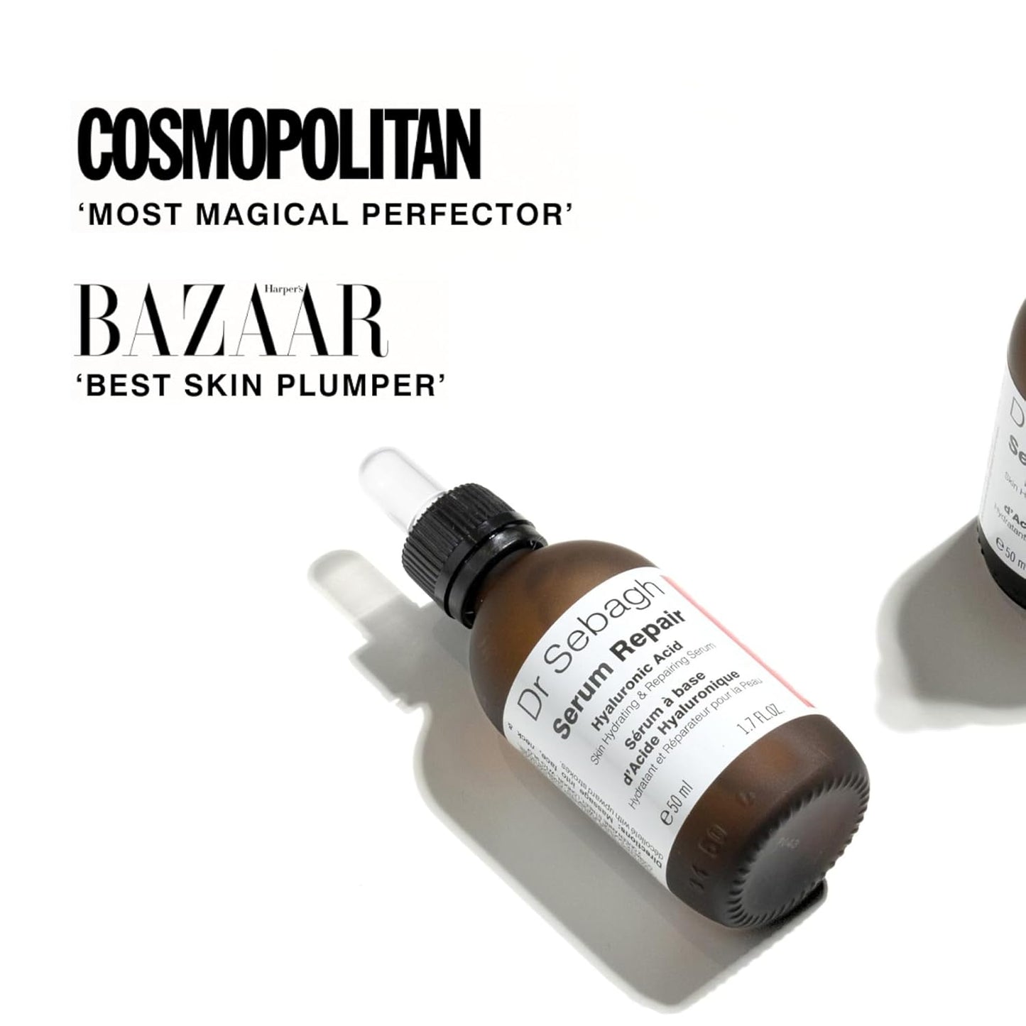 Serum Repair (1.7 fl oz) | Award-Winning Hyaluronic Acid Facial Hydrator | Anti Aging & Wrinkle | Skin Moisturizing & Repairing Formula | Collagen Boosting Youthful Glow For Women & Men