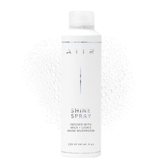 AIIR Shine Spray -Smoothing Spray for Glossy Sleek Hair, Humidity and Frizz Shield Spray, Gloss Spray, Lightweight Spray Coats and Protects Hair, Enhance Shine & Color with Reflect, 6 oz