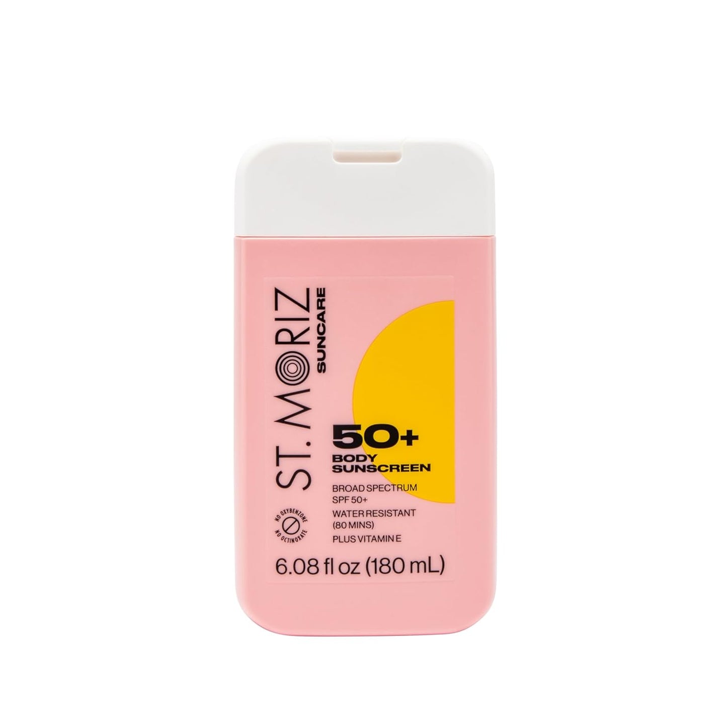St Moriz Suncare SPF - Sunscreen - Broad Spectrum Protection Water Resistant Sunscreen Moisturizing Lotion + Vitamin E - Oxybenzone & Octinoxate Free - Vegan - Body, 50, Sun Protection Factor (SPF)
