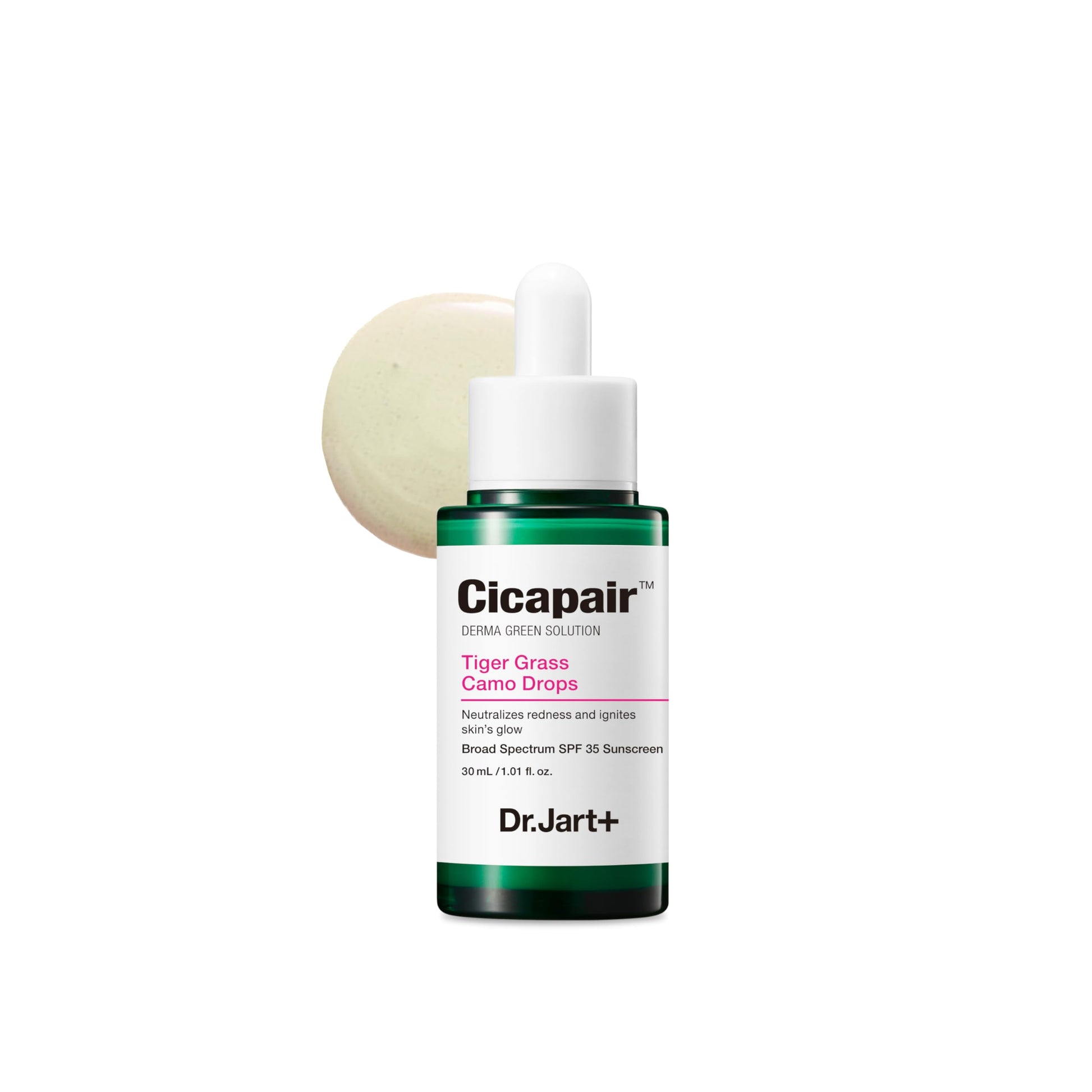 Dr.Jart+ Cicapair Tiger Grass Camo Drops Tinted Serum SPF 35 with Centella Asiatica | Skin Tint |