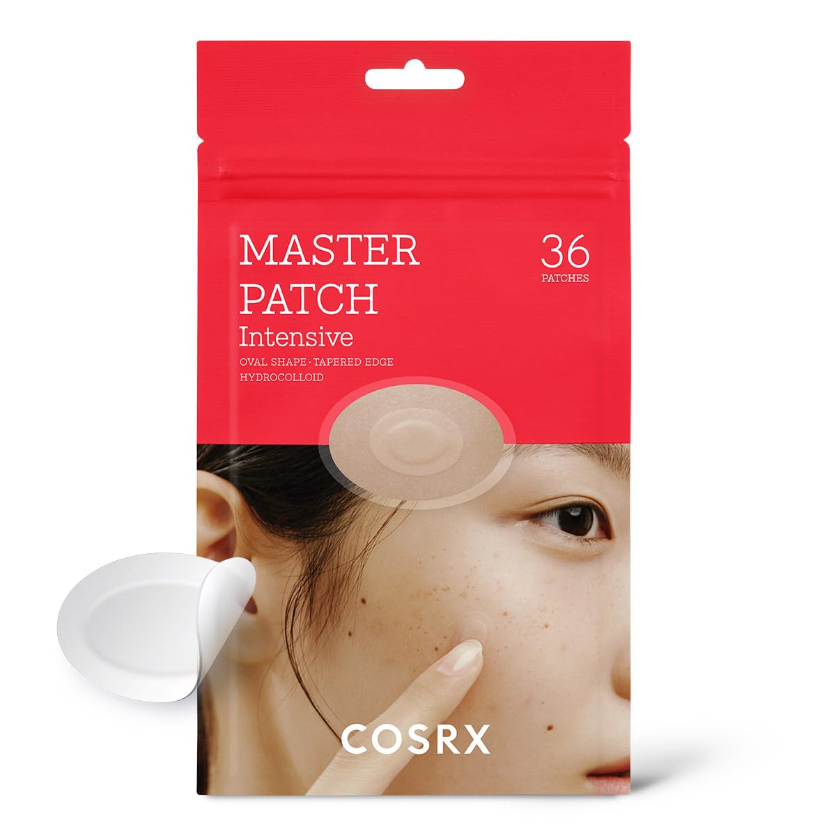 COSRX Master Patch Intensive, Oval-Shaped Pimple Patches (36 Counts)