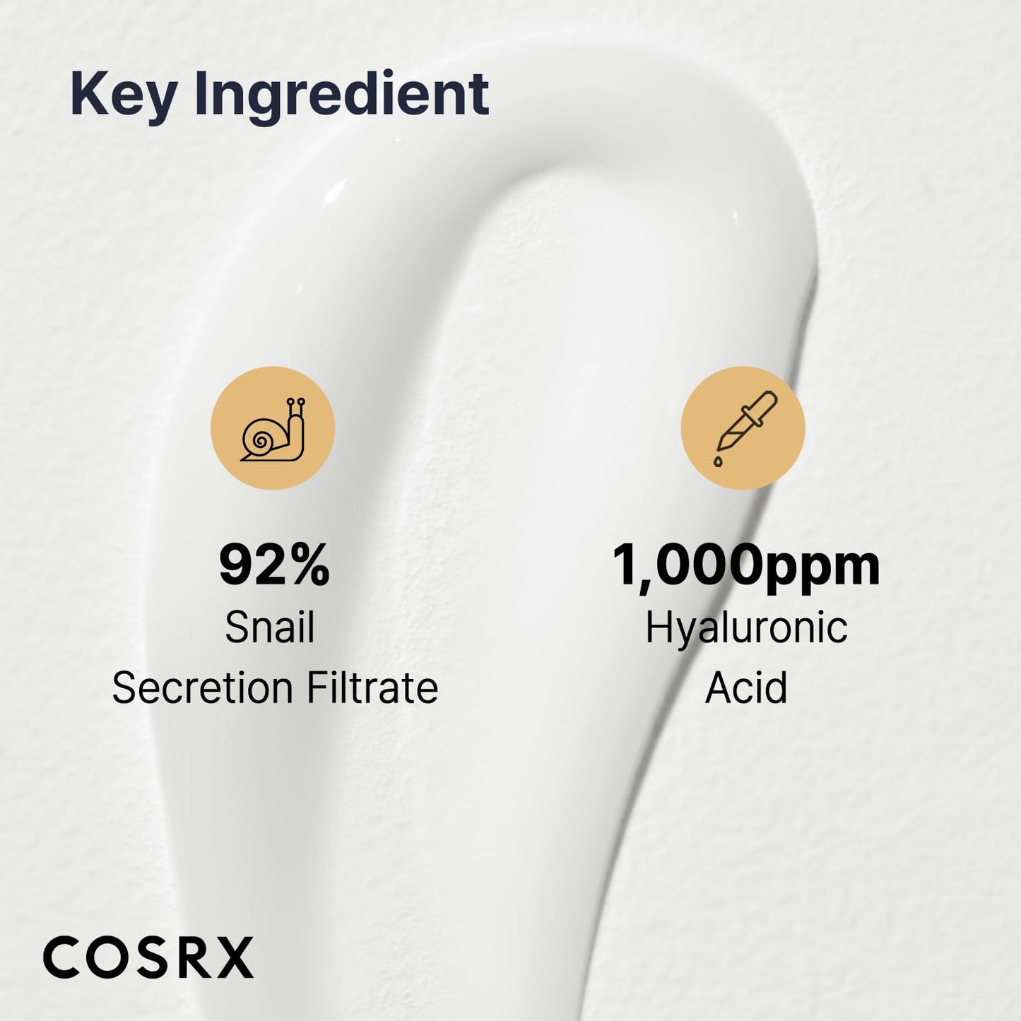 COSRX Snail Mucin 92% Moisturizer, Daily Repair Face Gel Cream Tube Type for Dry, Sensitive Skin