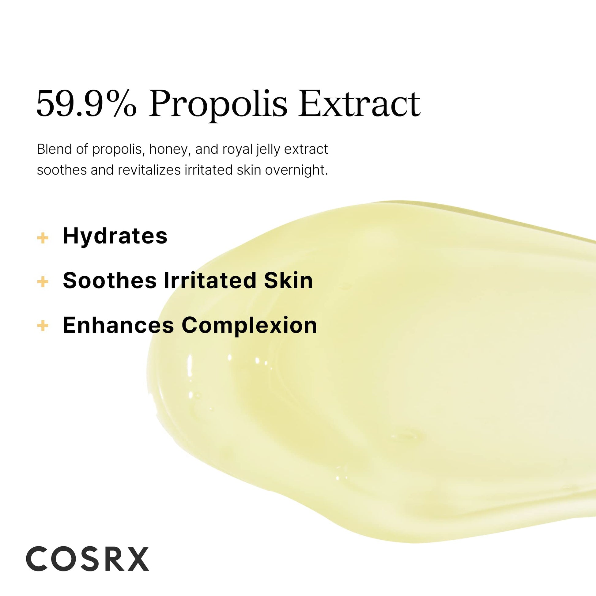 COSRX Propolis Honey Overnight Mask, Propolis Extract 87%, 2.03 fl.oz