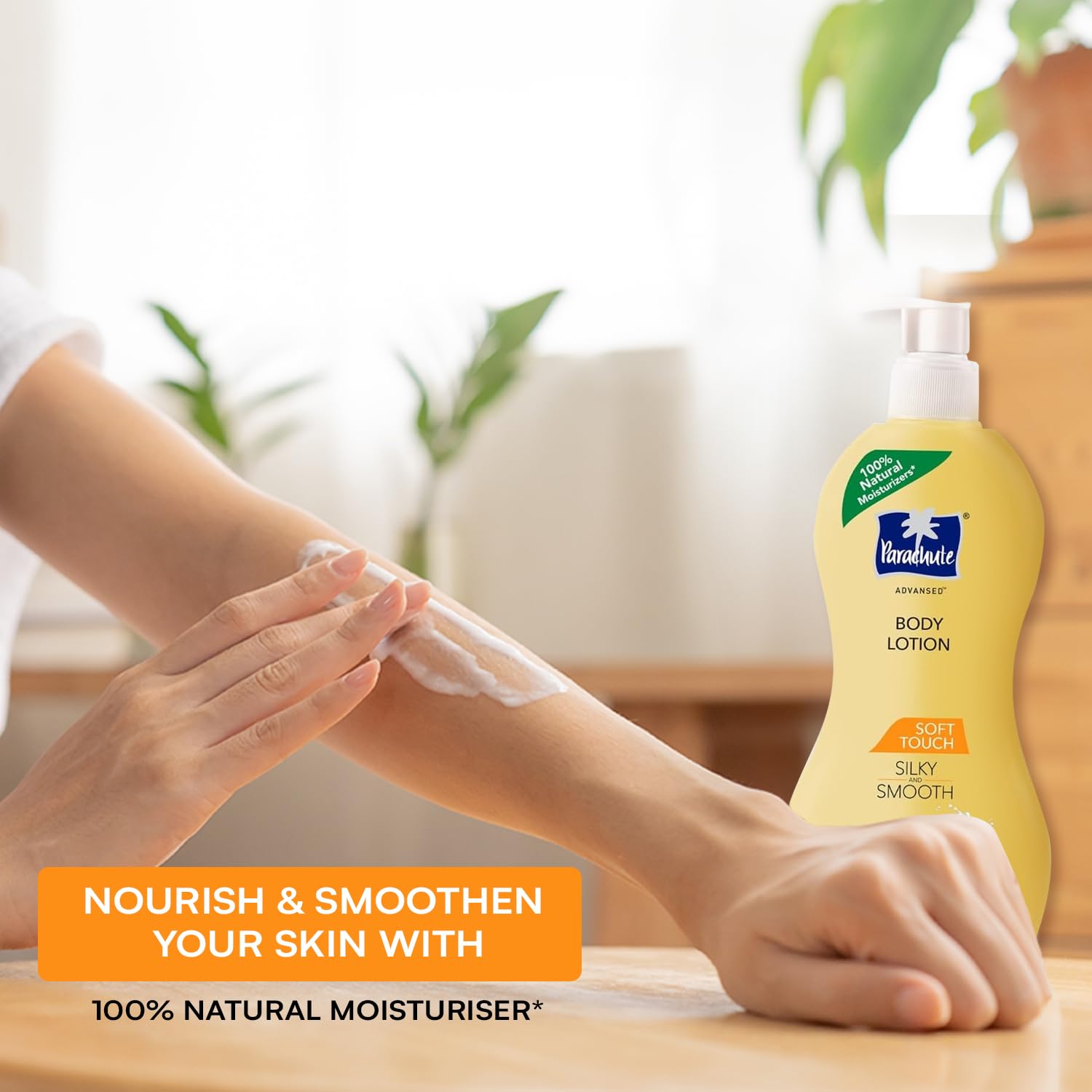 Parachute Advansed Soft Touch Body Lotion with Pure Coconut Milk & Honey |For Women & Men | All