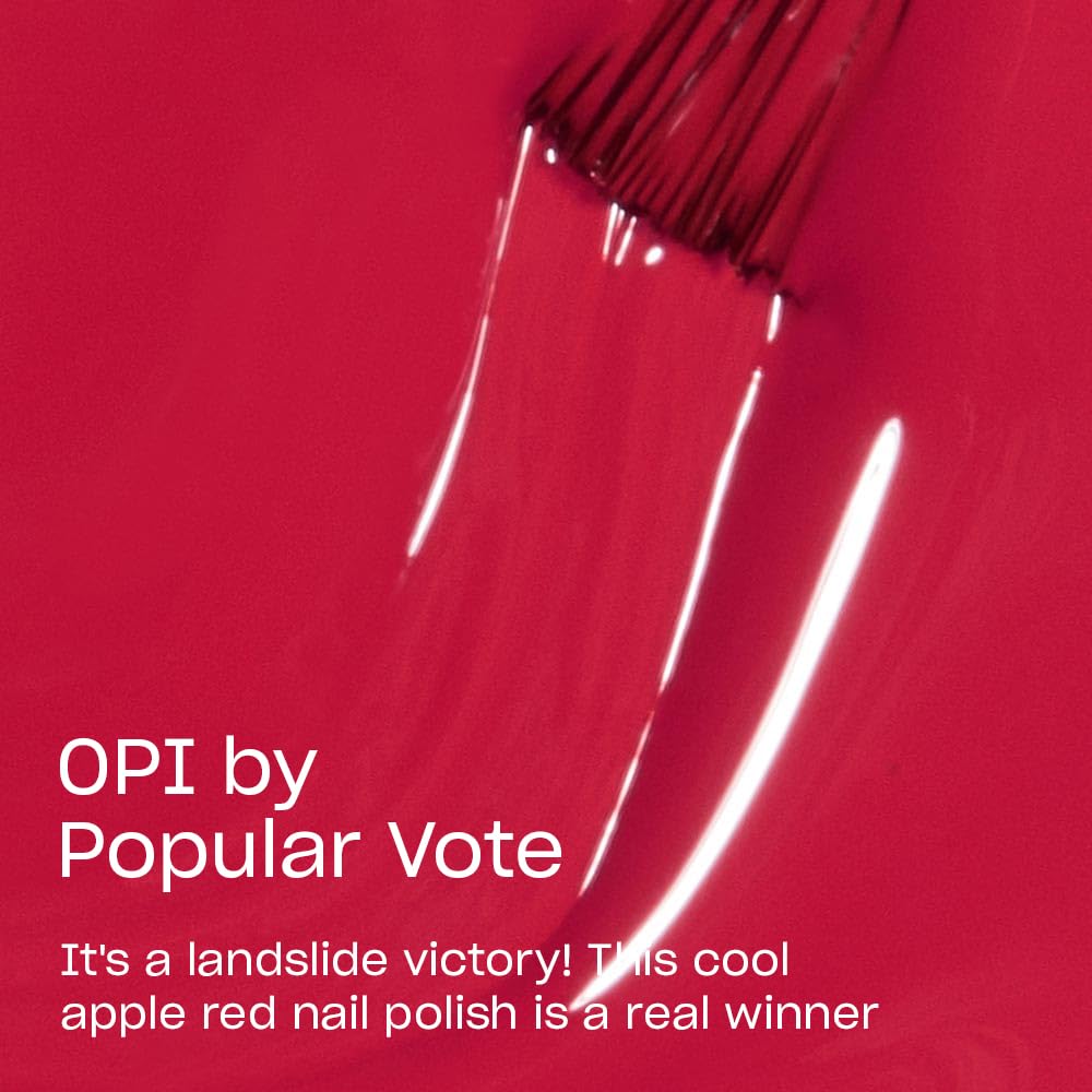 OPI Nail Lacquer OPI by Popular Vote | Opaque Dark Red Nail Polish