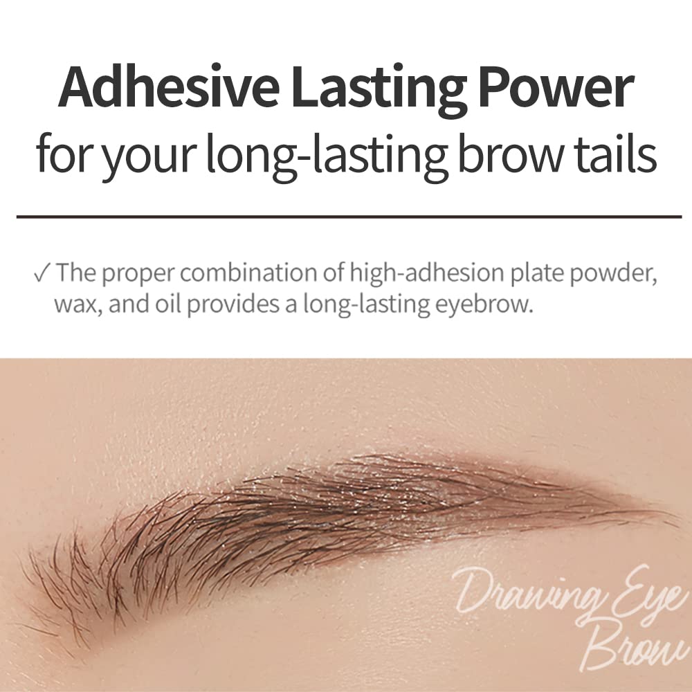 ETUDE Drawing Eye Brow, Eyebrow Pencil, Microblading, Long Lasting, Soft Textured Natural Daily
