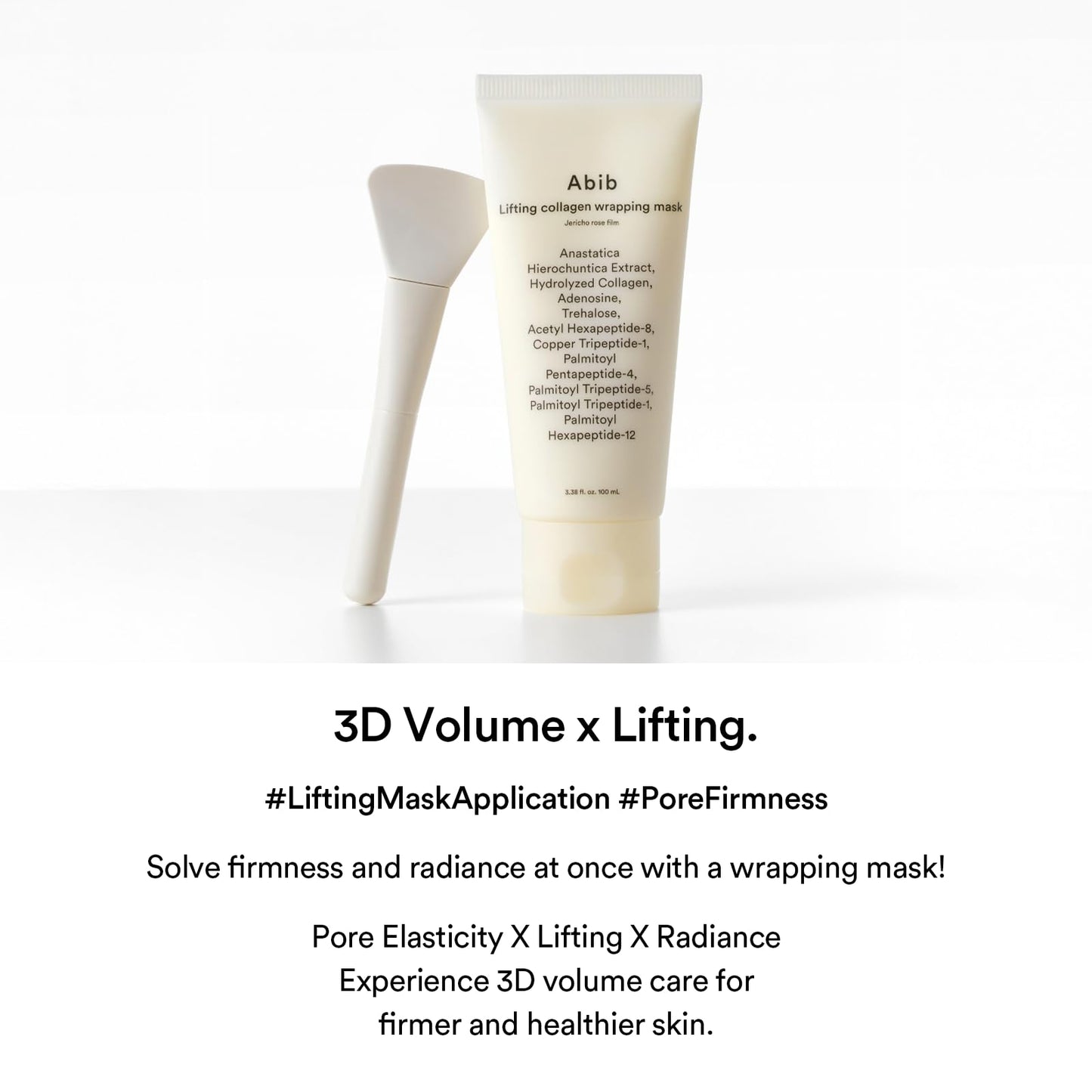Abib Collagen Overnight Wrapping Mask Jericho Rose, Peel Off Face Mask for Glass Skin & Pore
