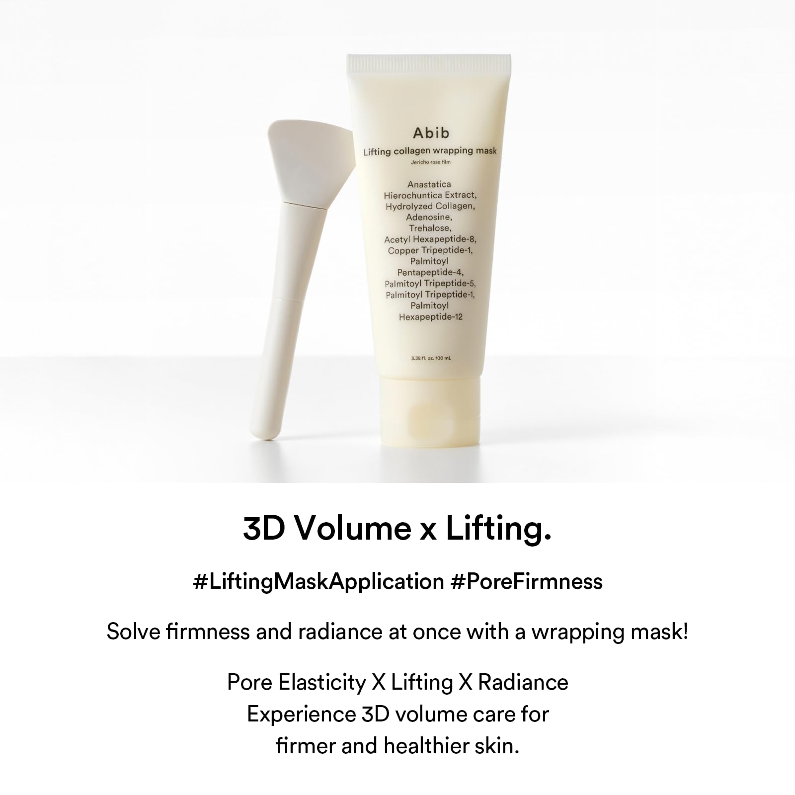 Abib Collagen Overnight Wrapping Mask Jericho Rose, Peel Off Face Mask for Glass Skin & Pore