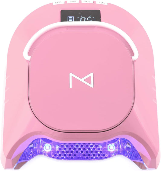 M - GlowPro Professional Hybrid 86W Wireless Rechargeable UV LED Nail Curing Lamp Cordless Nail