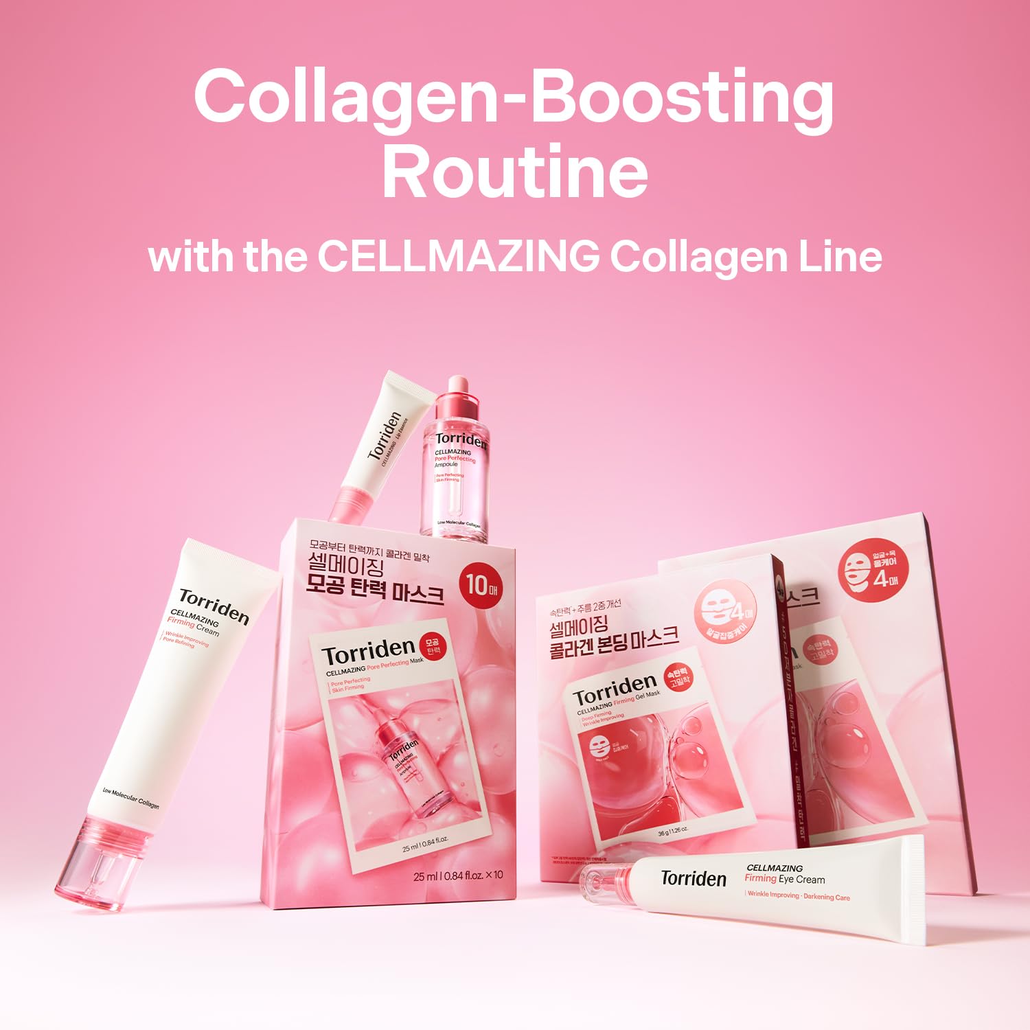 Torriden CELLMAZING Pore Perfecting Mask (10 Sheets) | Elasticity-Boosting Mask for Pores | 5D