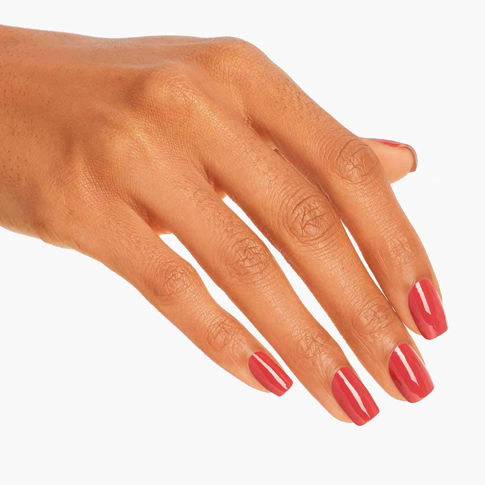 OPI Nail Lacquer My Solar Clock is Ticking | Opaque Dark Orange Nail Polish