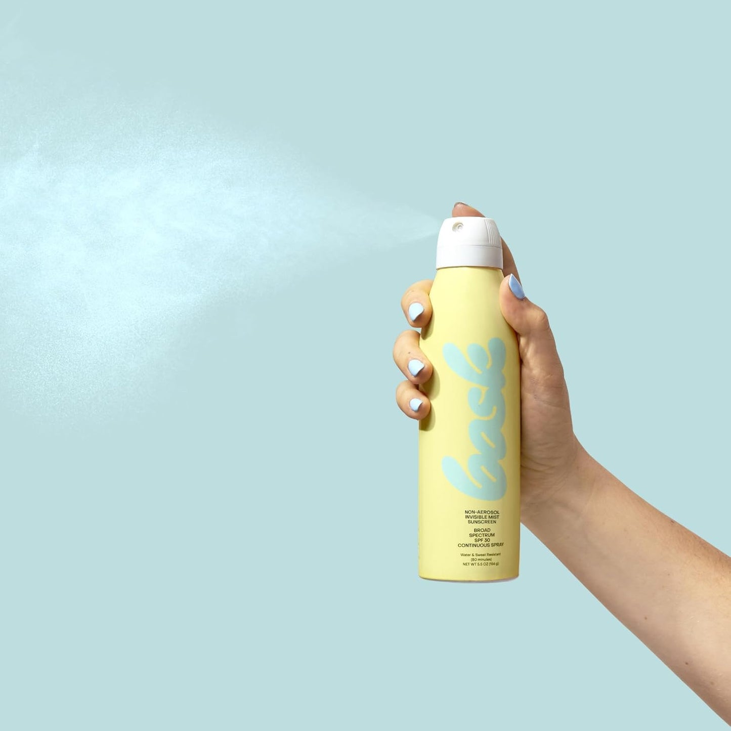 Bask Suncare SPF 30 Sunscreen Spray - Non-Aerosol, Broad Spectrum UVA/UVB Protection, Dermatologist Recommended, Moisturizing, Lightweight & Fast-Absorbing, 5.5 oz (Pack of 3)