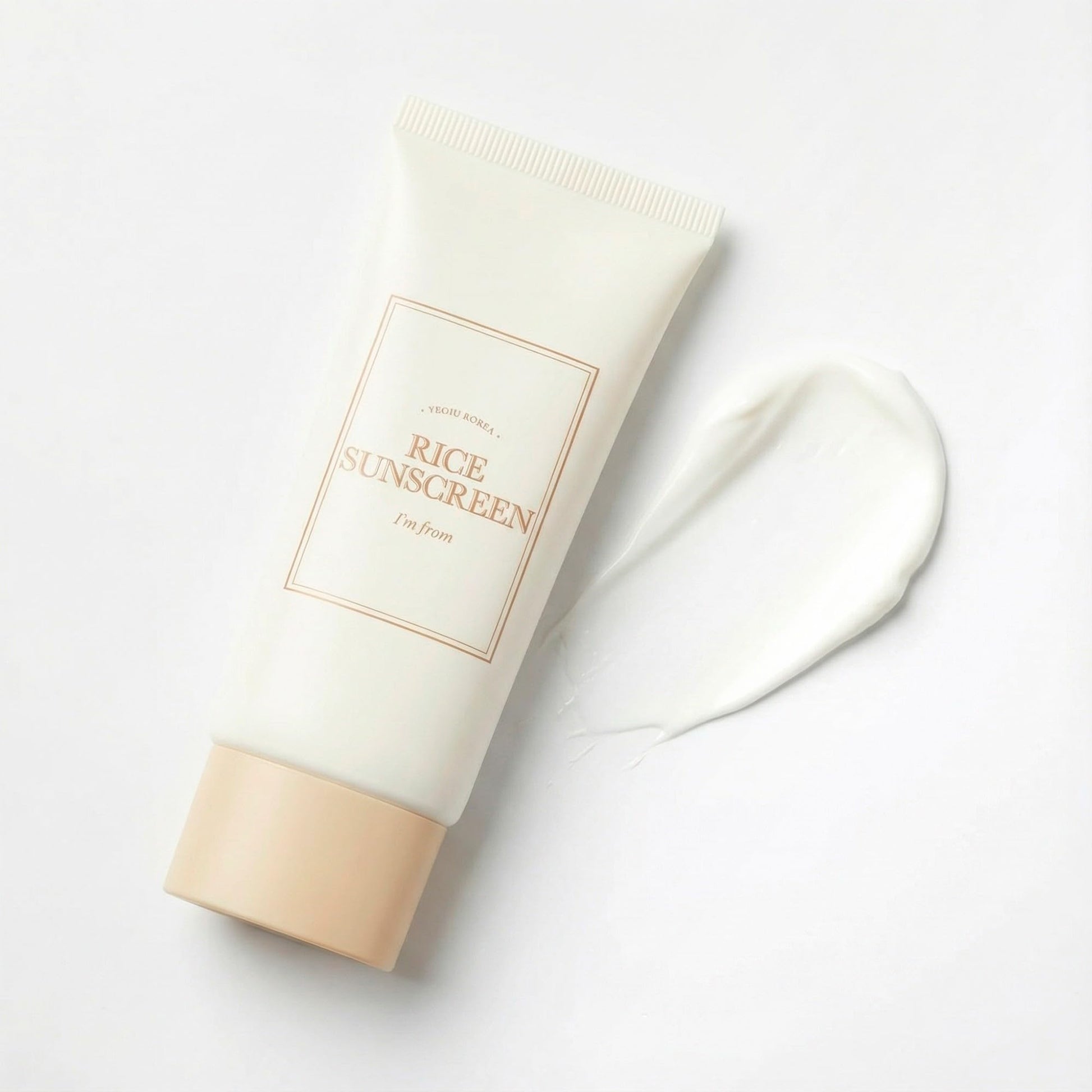 [I'm from] Rice Sunscreen 50ml, Physical, rice extract 41%, Non-nano zinc oxide, Reef friendly