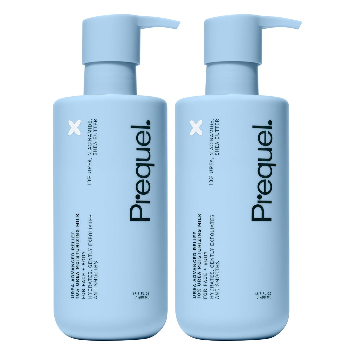 Skin Urea Advanced Relief Moisturizing Milk, 10% Urea Lotion for Face and Body, Unscented, Hydrating Cream for Extremely Dry Skin, Soothing for Sensitive Skin - 6.75 fluid ounce (Pack of 2)