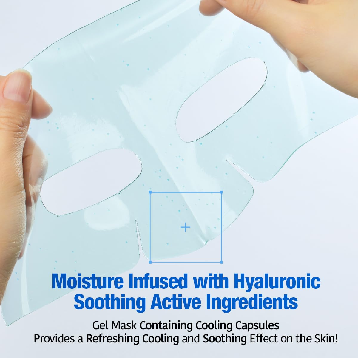 GOODAL Heartleaf Hyaluron Gel Mask, Cooling, Soothing, Sheet Mask with Hyaluronic Acid & Vegan