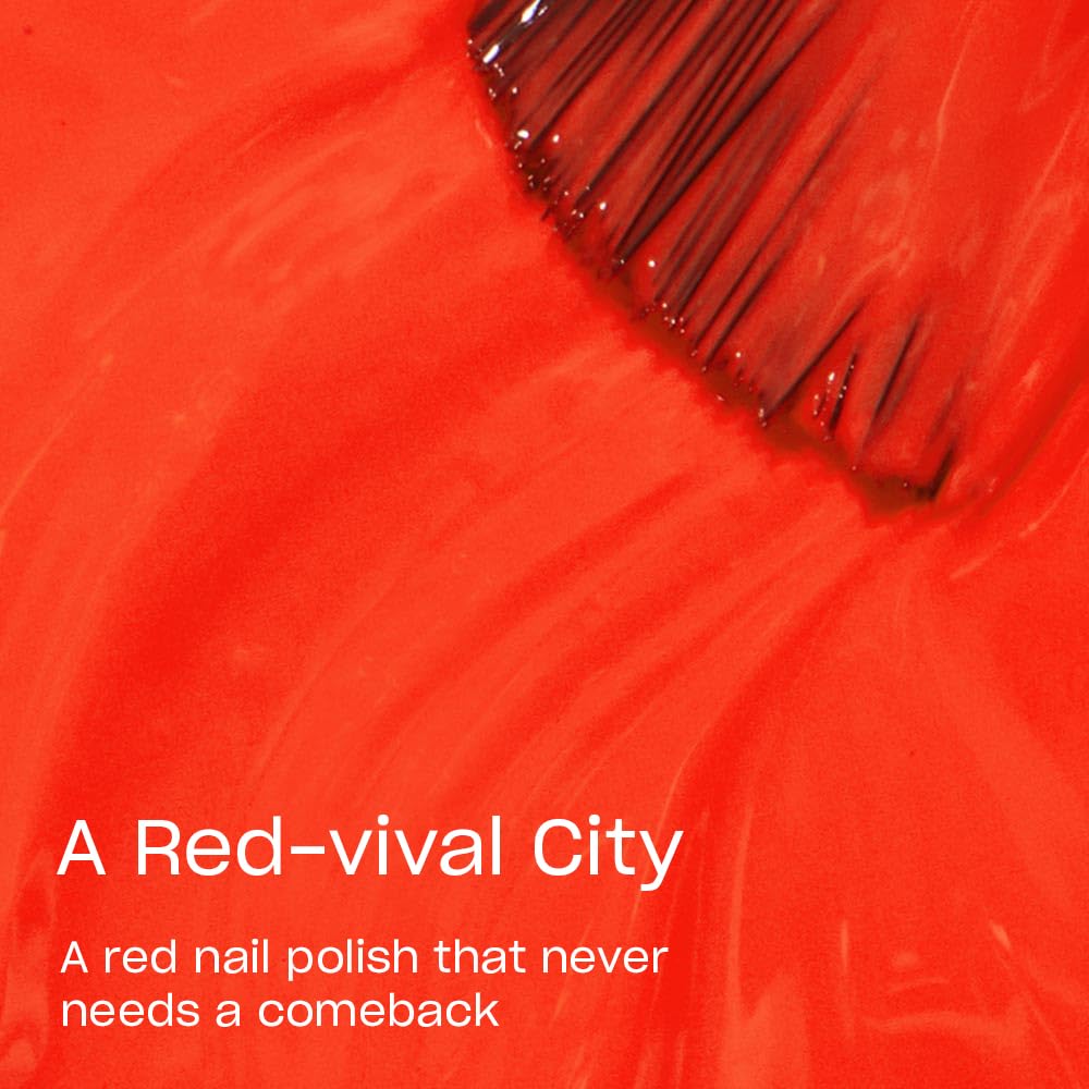 OPI Nail Lacquer A Red-vival City | Opaque Bright Red Nail Polish