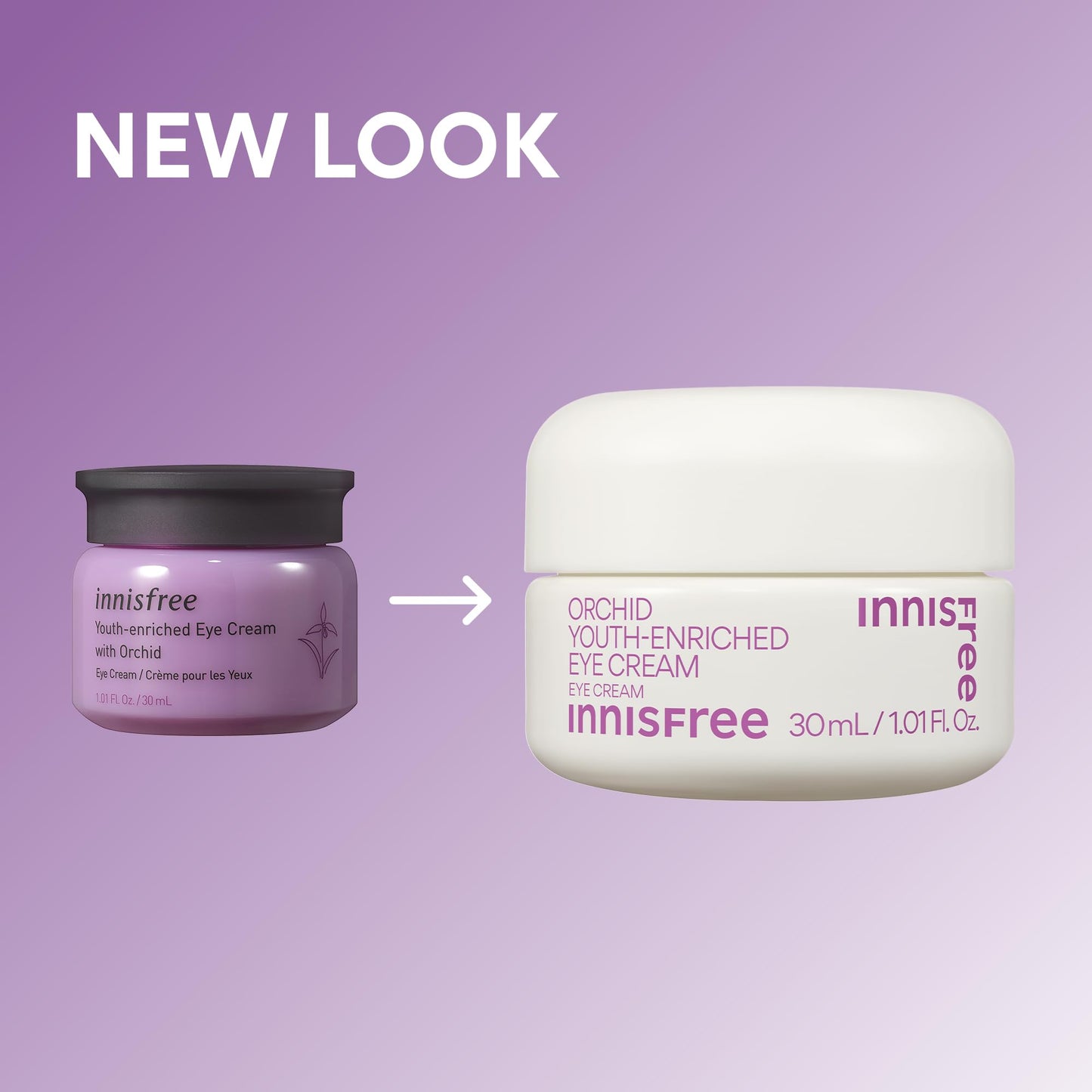 innisfree Orchid Youth-Enriched Eye Cream | Korean Firming Eye Treatment to Smooth Fine Lines |