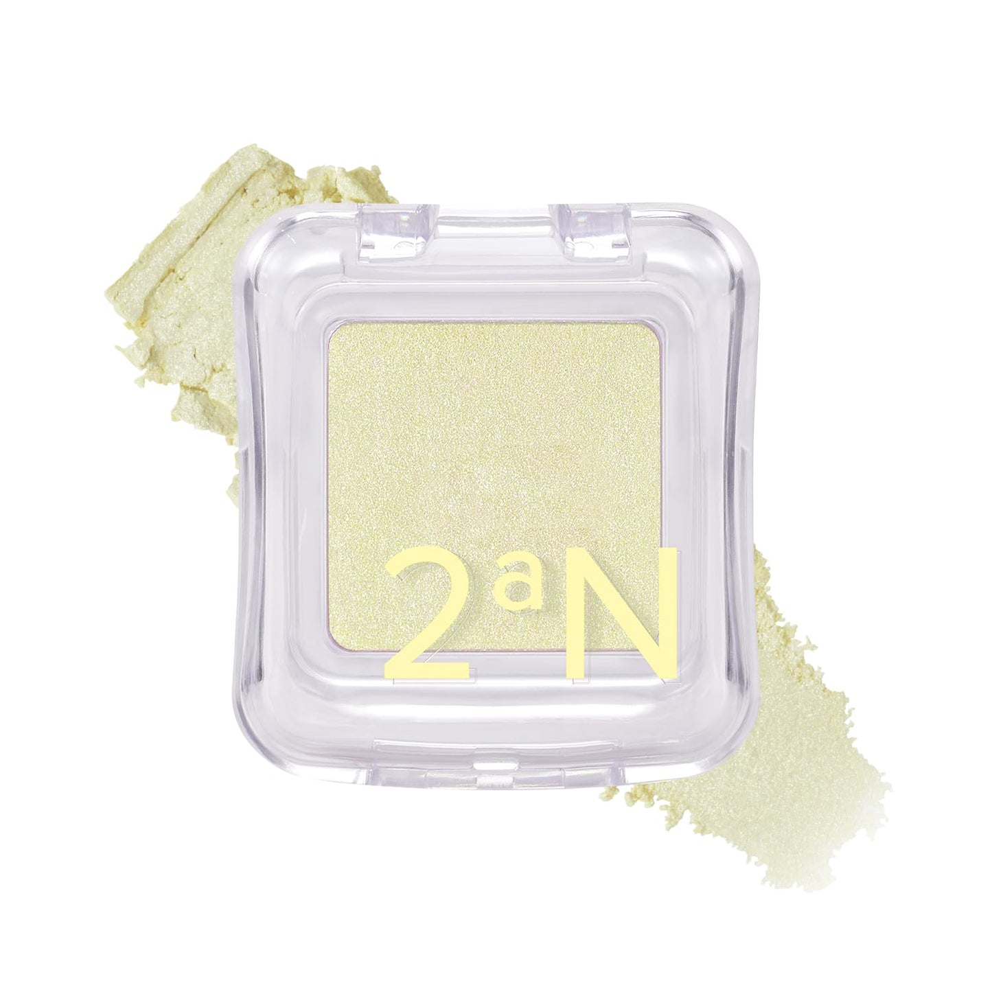 2aN Pure Glash Highlighter – Glass-Like Sheen Powder Highlighter for a Natural, Radiant Glow | Buildable, Long-Lasting, Lightweight Formula (LEMONGRASS, 0.8oz)