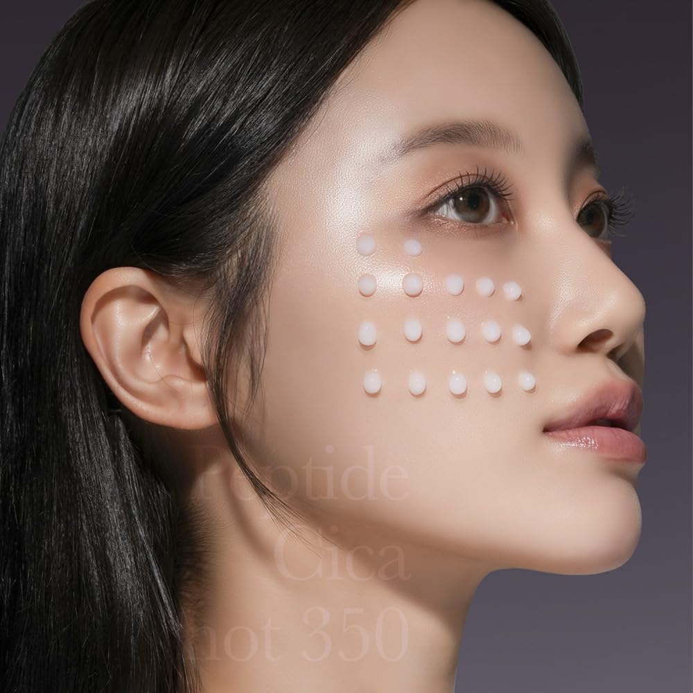 mixsoon Peptide Cica Hyalshot 350, 1.01 Fl. Oz / 30ml Centella Asiatica, Hyaluronic Acid for Sensitive Skin Lightweight & Fragrance-Free Korean Glass Skin Care