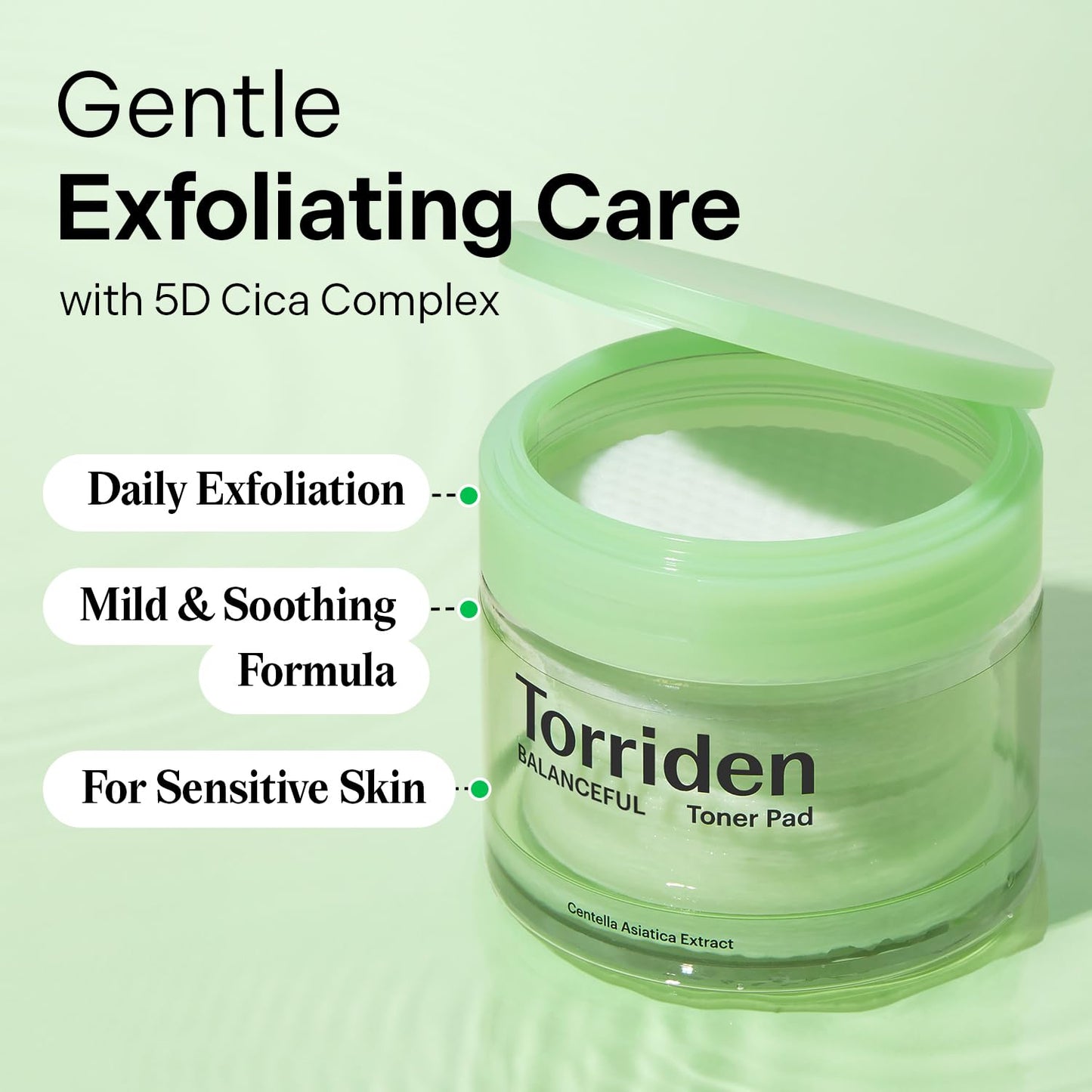 Torriden BALANCEFUL Toner Pad (60 pads) | Daily Exfoliating Pads with PHA & LHA for Oily, Combo