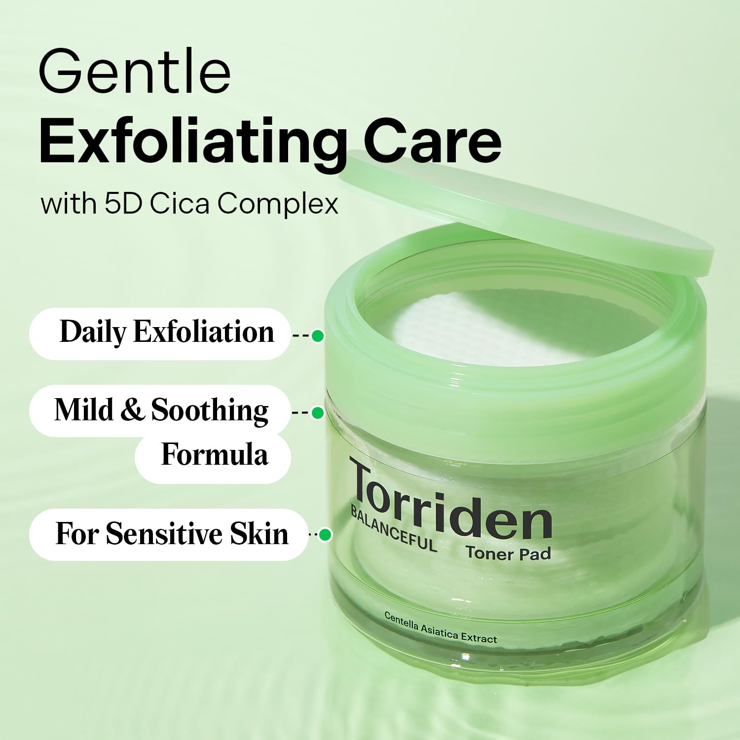 Torriden BALANCEFUL Toner Pad (60 pads) | Daily Exfoliating Pads with PHA & LHA for Oily, Combo