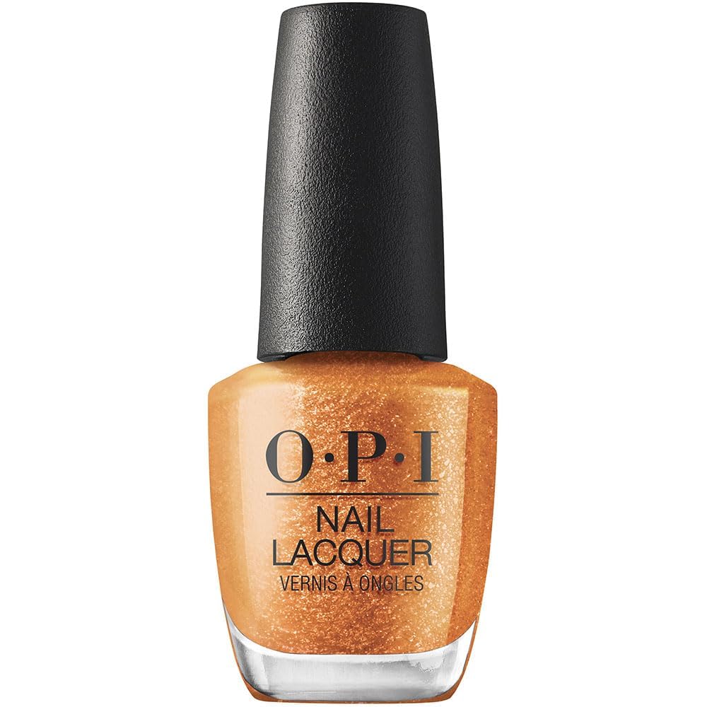 OPI Nail Lacquer gLITter | Sheer Bright Orange Glitter Nail Polish