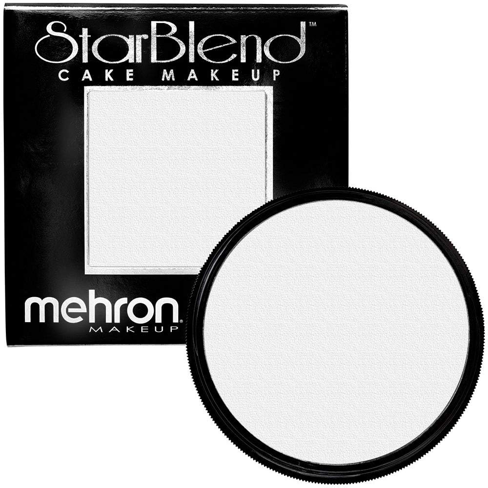 Mehron Makeup StarBlend Cake (2 oz) (White)