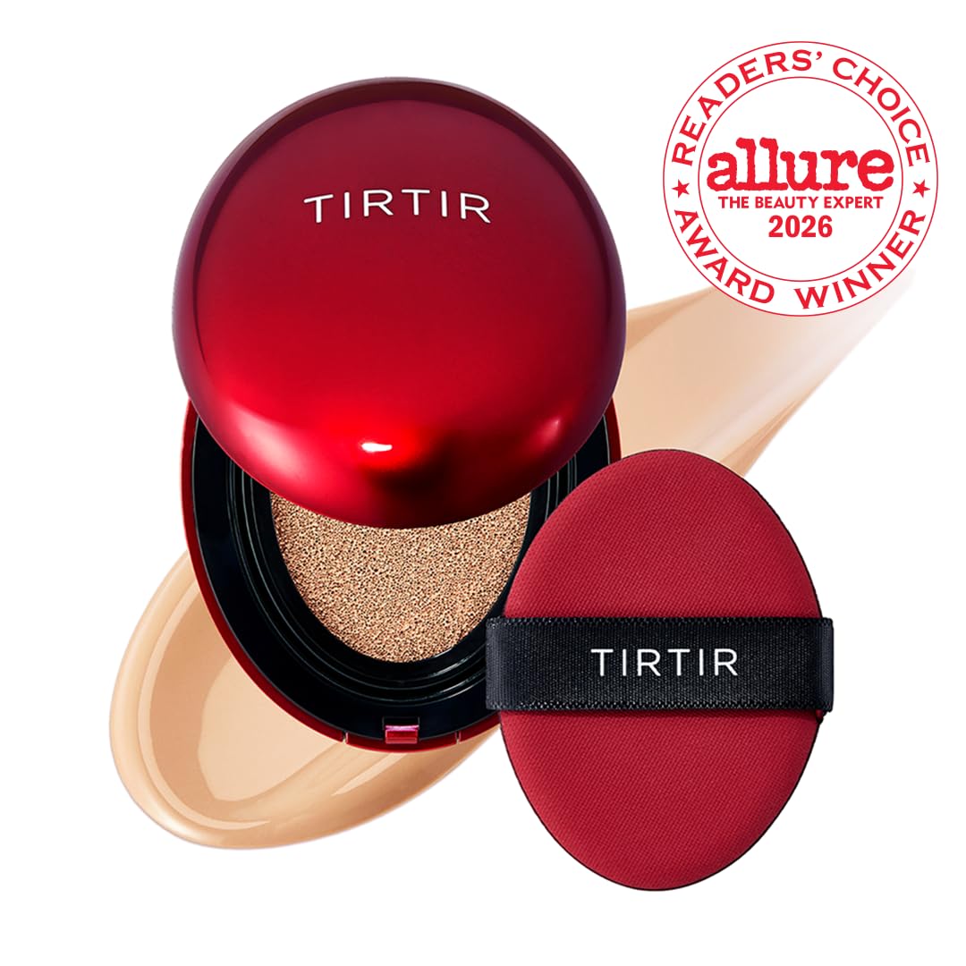 TIRTIR Mask Fit Red Cushion Foundation | Full coverage, Weightless, Skin fit, Satin Glow Finish