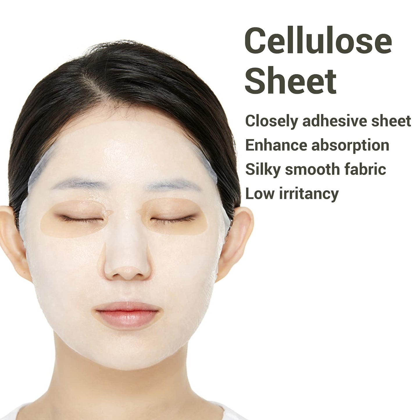 Mediheal Pepta Lifting Ampoule Mask, Pack of 15 - Peptides and Collagen Lifting Facial Mask Sheet