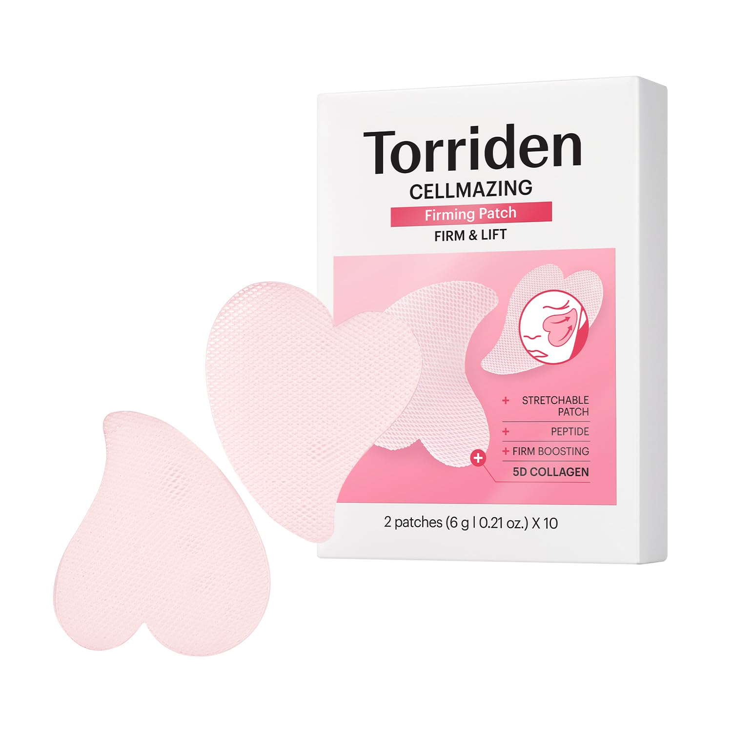 Torriden CELLMAZING Firming Patch 2 patches * 10 (10 Pairs) | Hydrating Under Eye, Smile Line, and