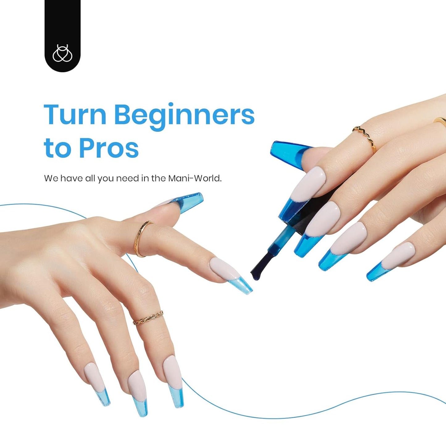 Beetles Blue Gel Polish, 6 Colors Jelly Blue Gel Polish Sliver Glitter Nude Gray Translucent Nail Polish Chasing Breeze Jelly Gel Nail Art Design Soak off Nails Manicure for Girls Women