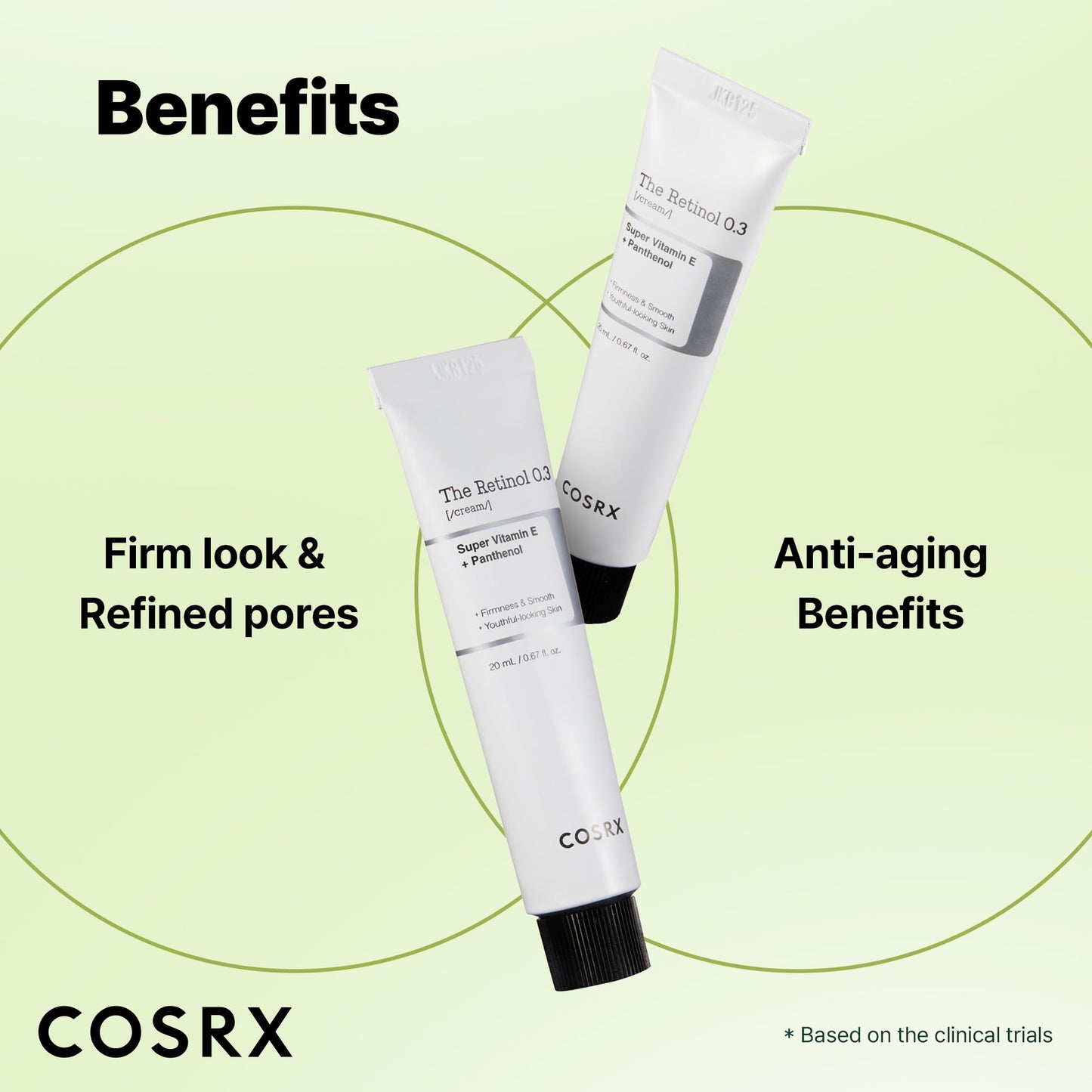COSRX Retinol 0.3% Cream, Anti-Aging Eye & Neck Cream (0.67 fl.oz)