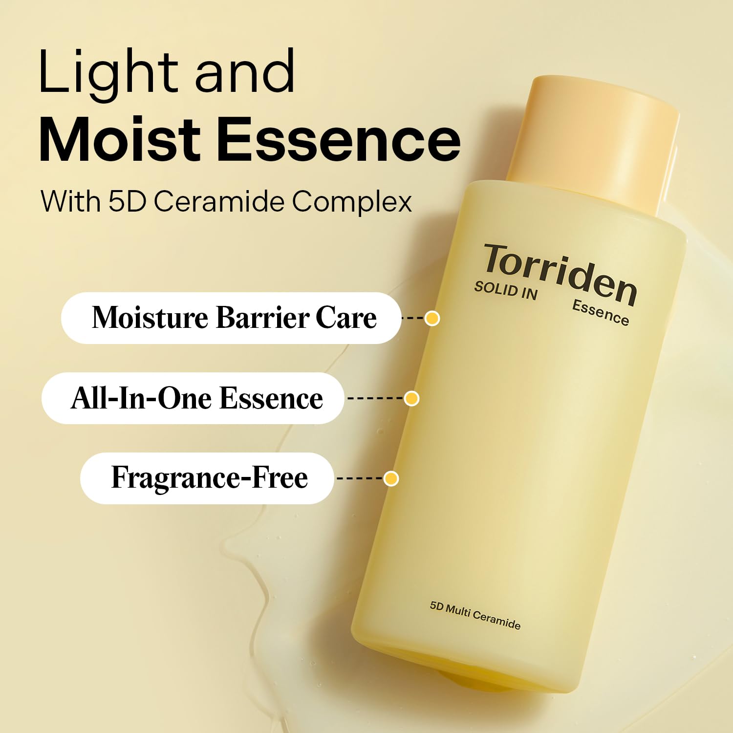 Torriden SOLID IN Ceramide Essence 100ml (3.38 fl. oz.) | For Deep Hydration, Moisturizing