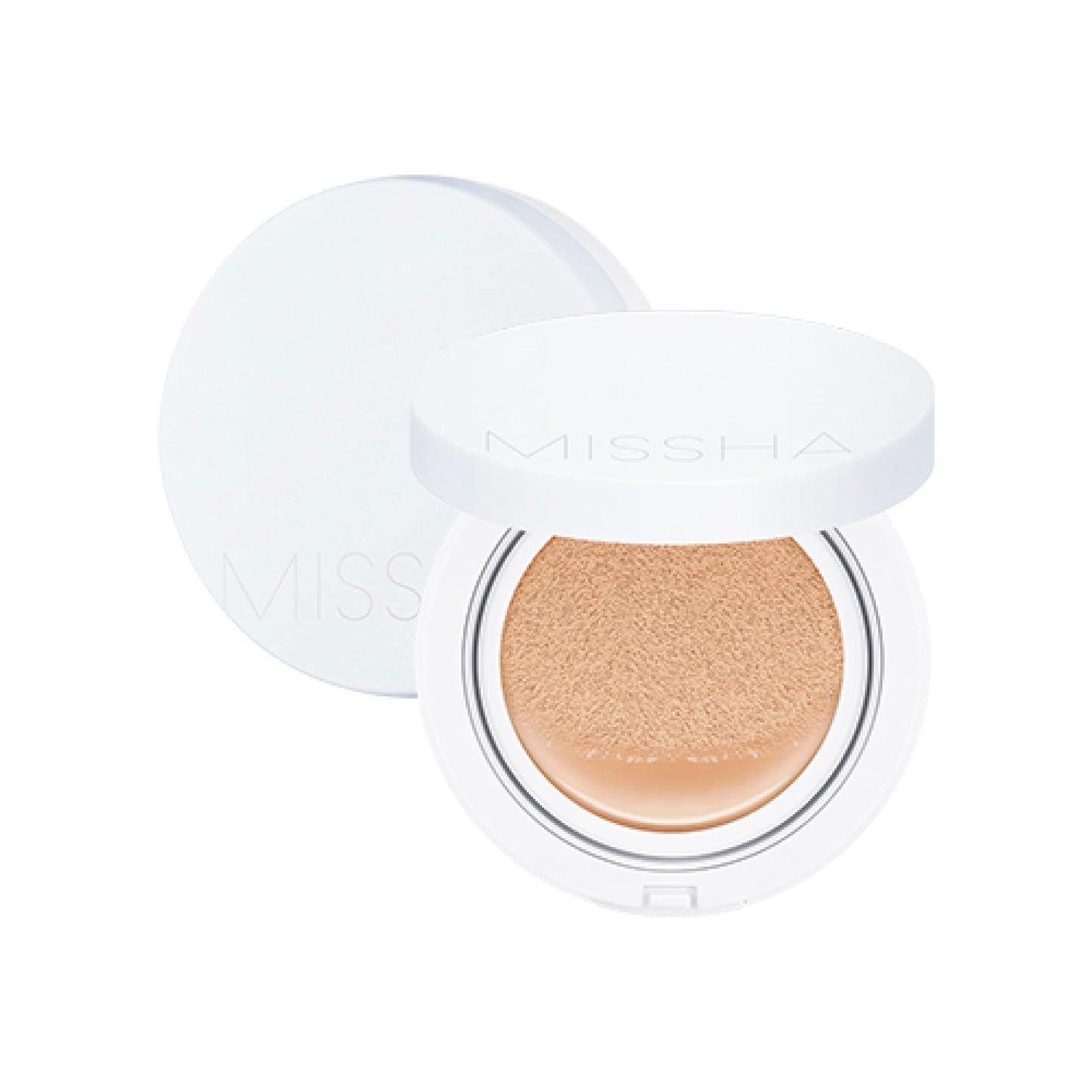 Missha Magic Cushion Moist Up No. 21 Light Beige for bright skin, Hydrating 3-in-1 Moisture Korean