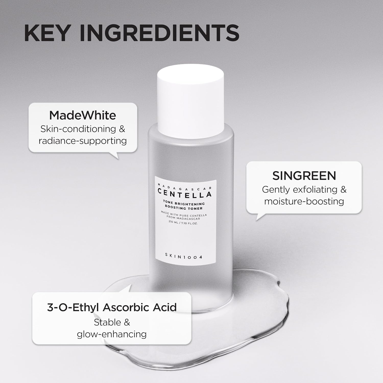 SKIN1004 Tone Balancing Boosting Toner, Korean Face Toner for Uneven Skin Tone, Centella Toner with