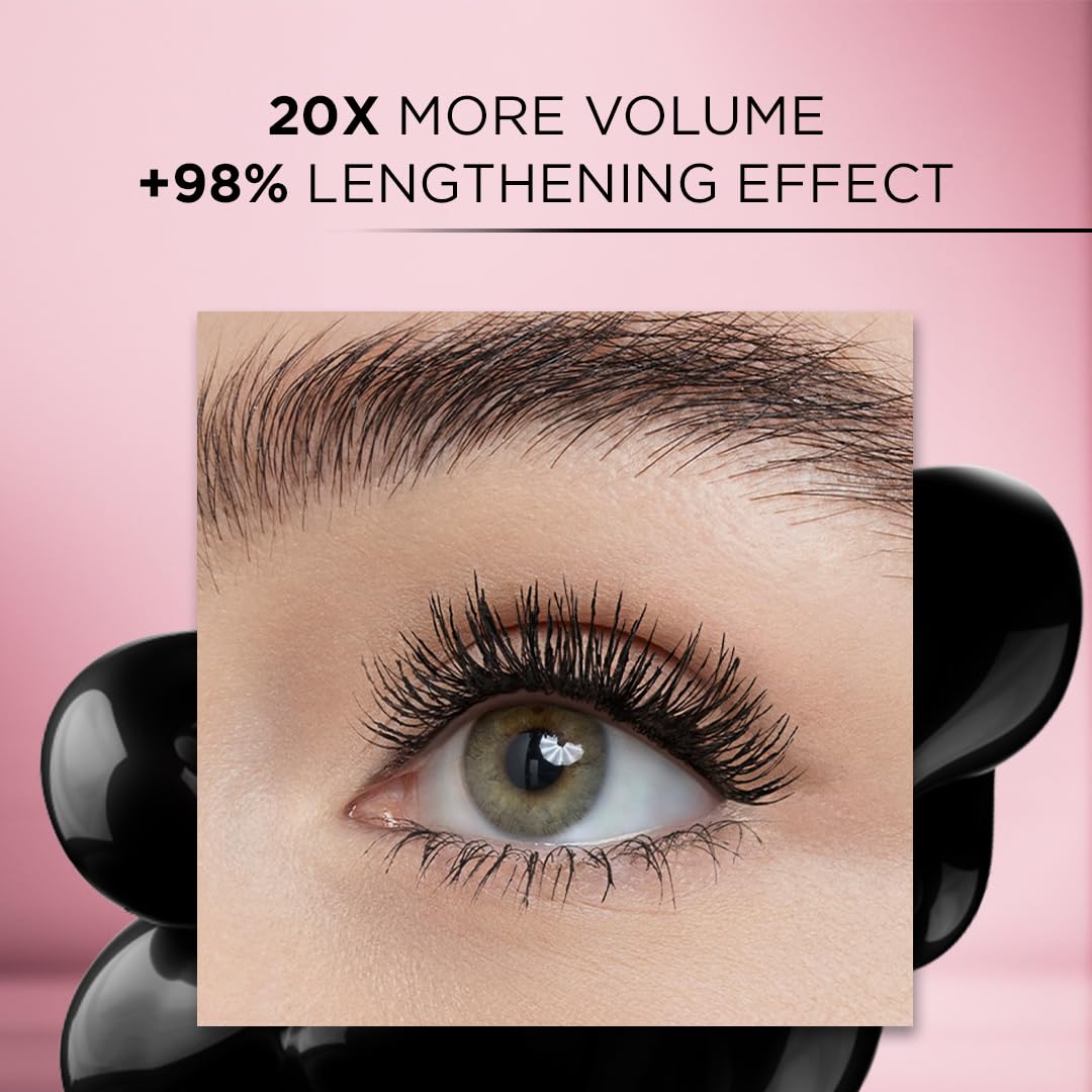 L'Oreal Paris Makeup Voluminous Lash Paradise Mascara, Voluptuous Volume, Intense Length, Feathery