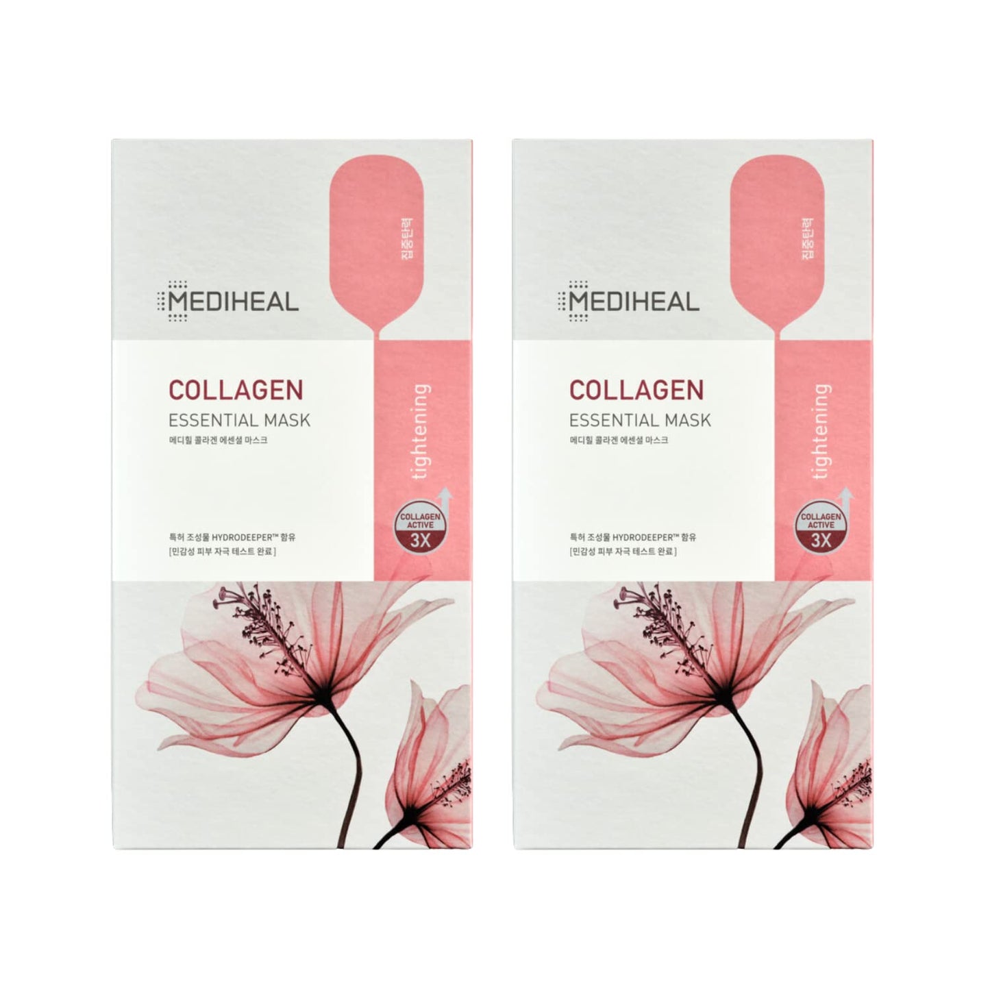 Mediheal Official Best Korean Sheet Mask - Collagen Essential Face Mask Lifting and Firming For All