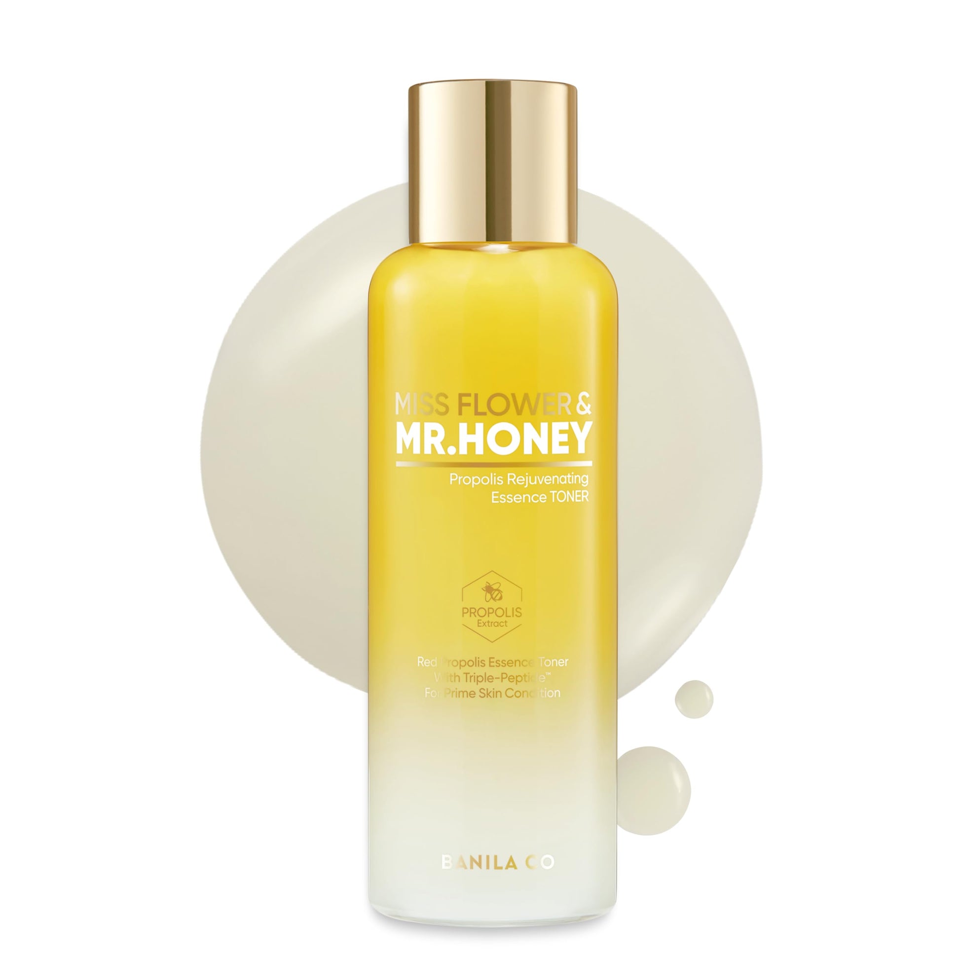 BANILA CO Miss Flower & Mr Honey Propolis Rejuvenating Essence Toner | Hydrating Toner with