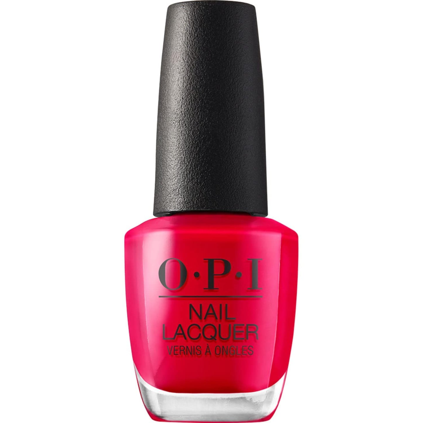 OPI Nail Lacquer Dutch Tulips | Opaque Bright Red Crème Chip Resistant Nail Polish | Fast Drying