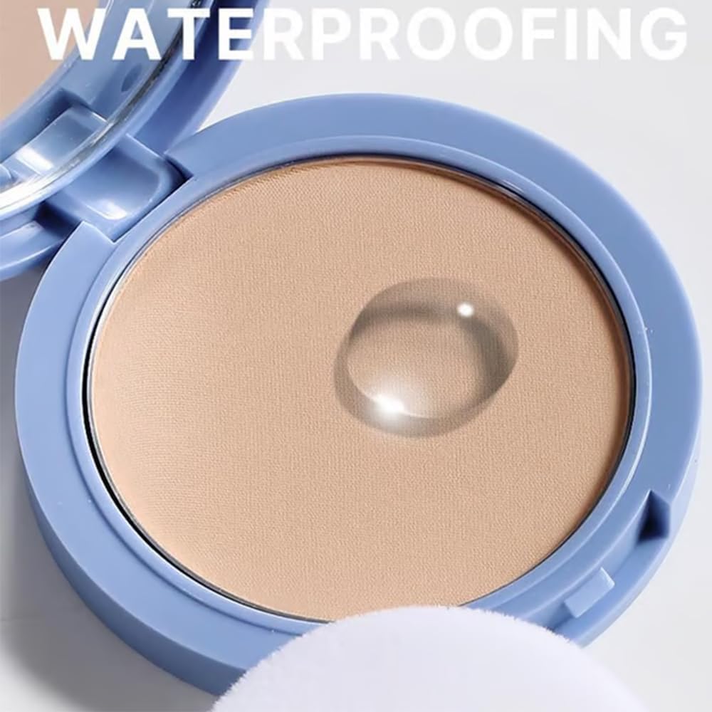 Beauty Powder Cake For Makeup Hold, Face Powder Waterproof Sets Makeup, Matte Perfection Pressed Powder, Long Wearing, Oil & Shine Control for All Skin Tones (#7, 1)