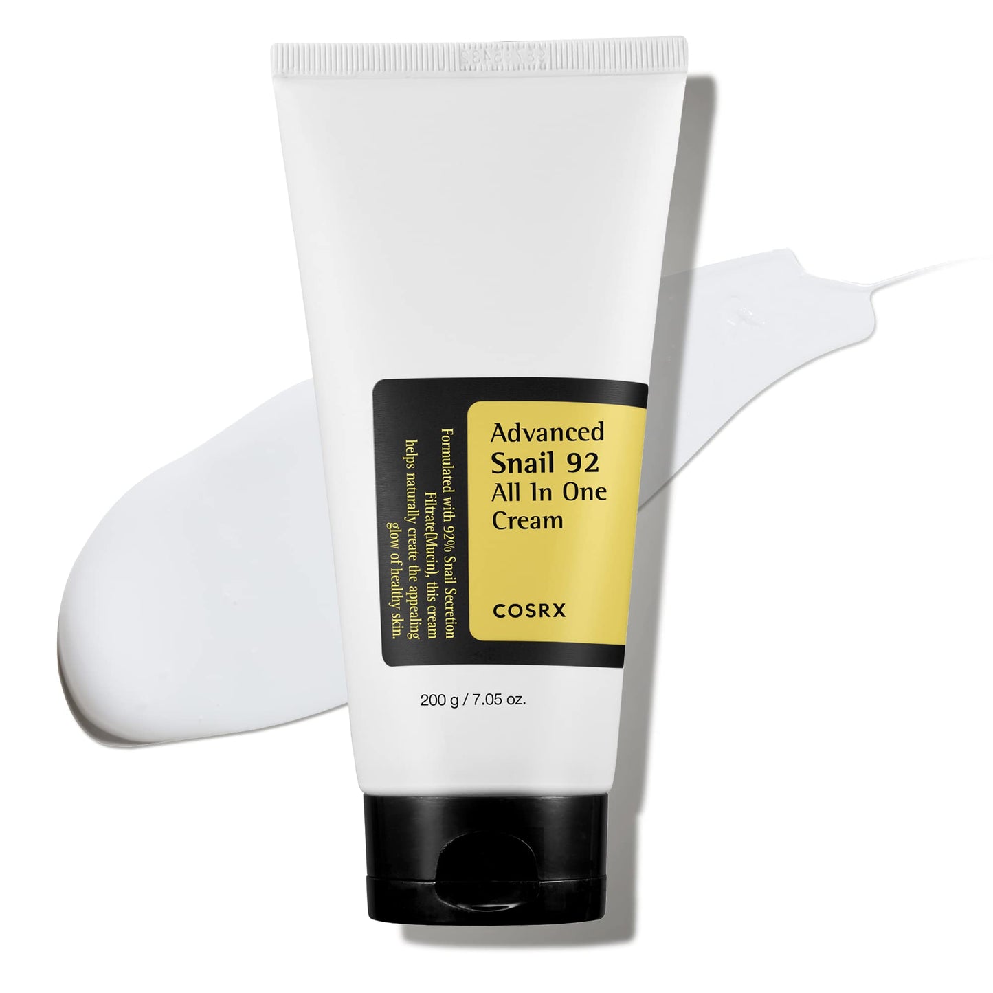 COSRX Snail Mucin 92% Moisturizer, Daily Repair Face Gel Cream Tube Type for Dry, Sensitive Skin