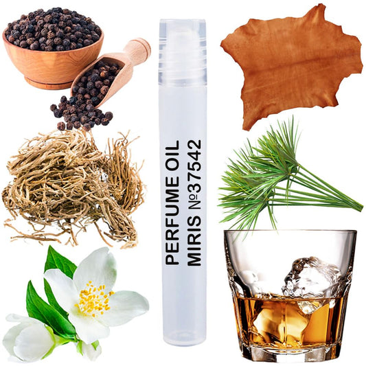 MIRIS Perfume Oil No. 37542, Inspired by Dark Lord, Long-Lasting Men Roll-On, Rollerball 0.34 Fl Oz / 10 ml