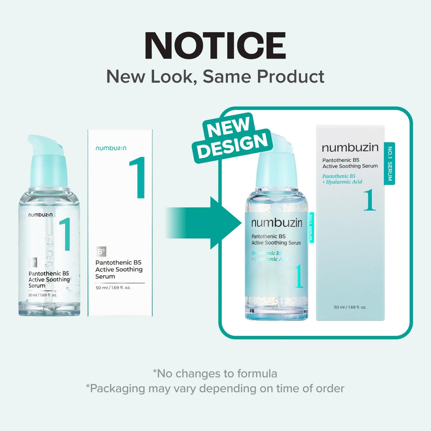 numbuzin No.1 Serum | Pantothenic B5 Active Soothing Serum | Soothing, Hydrating | Pantothenic