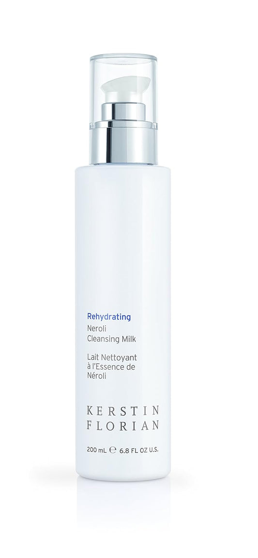 Kerstin Florian Rehydrating Neroli Cleansing Milk | Gentle Makeup Remover and Face Wash for Normal to Sensitive Skin (6.8 fl oz)