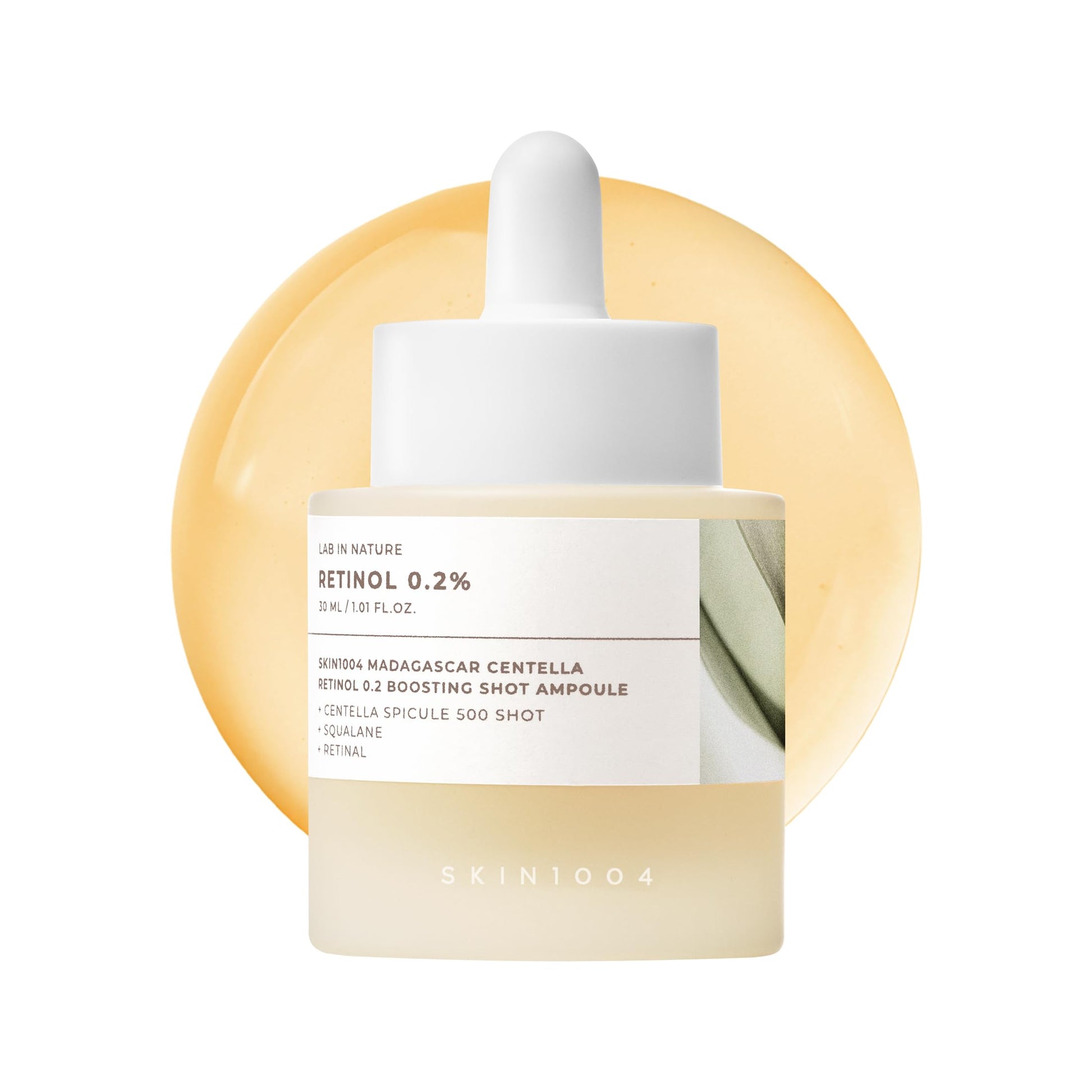 SKIN1004 Retinol 0.2% Boosting Shot Ampoule, Face Serum for Skin Elasticity, Facial Spicule Serum