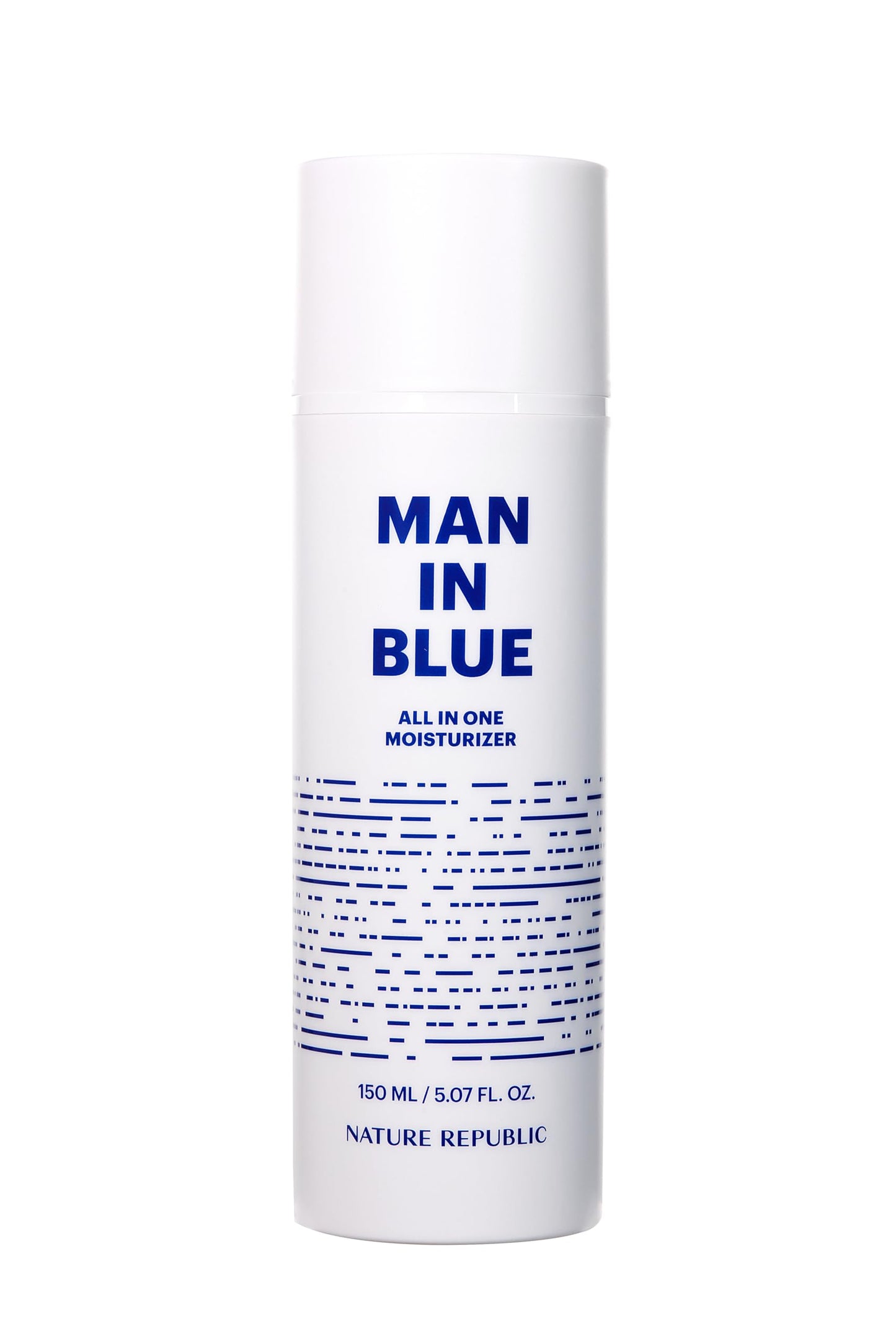 Nature Republic Man In Blue All In One Moisturizer | Daily Fresh Facial Lotion, Korean Natural
