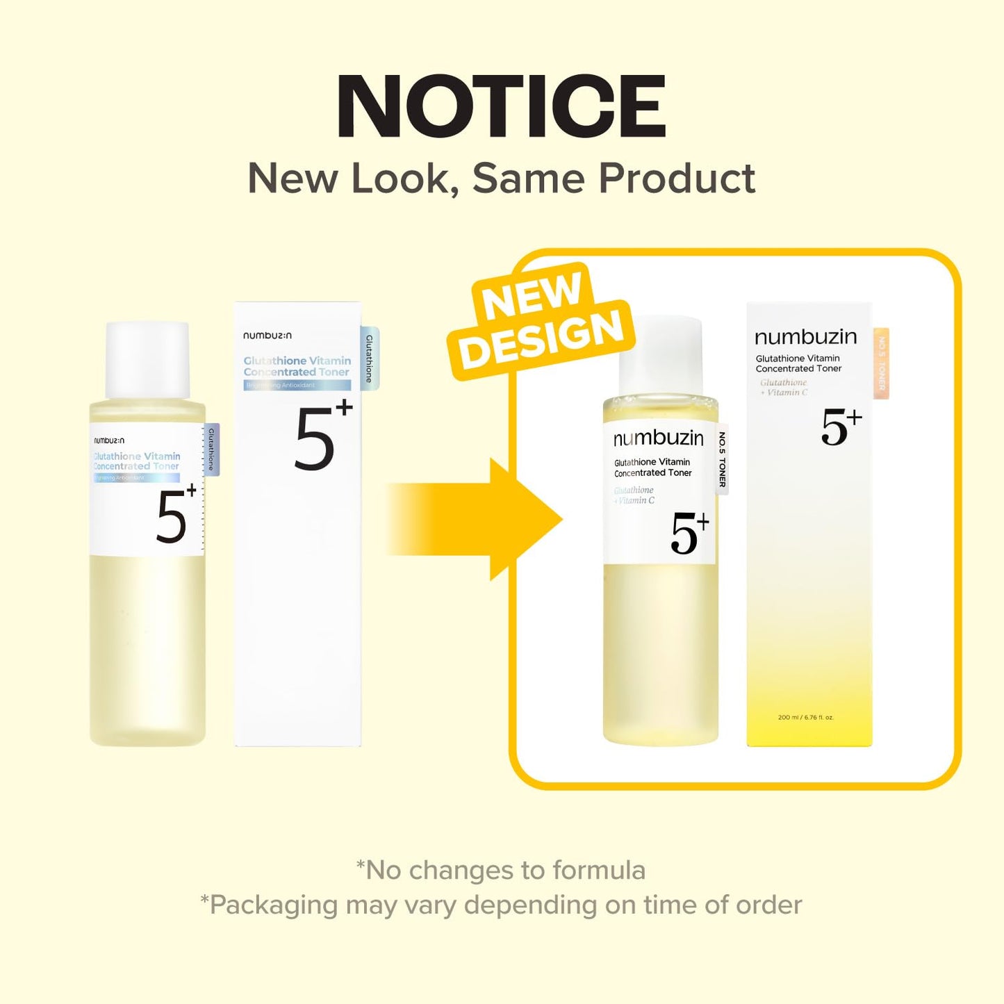 numbuzin No.5 Vitamin Boosting Essential Toner, Radiance-Boosting Vitamin Toner for Uneven & Dull